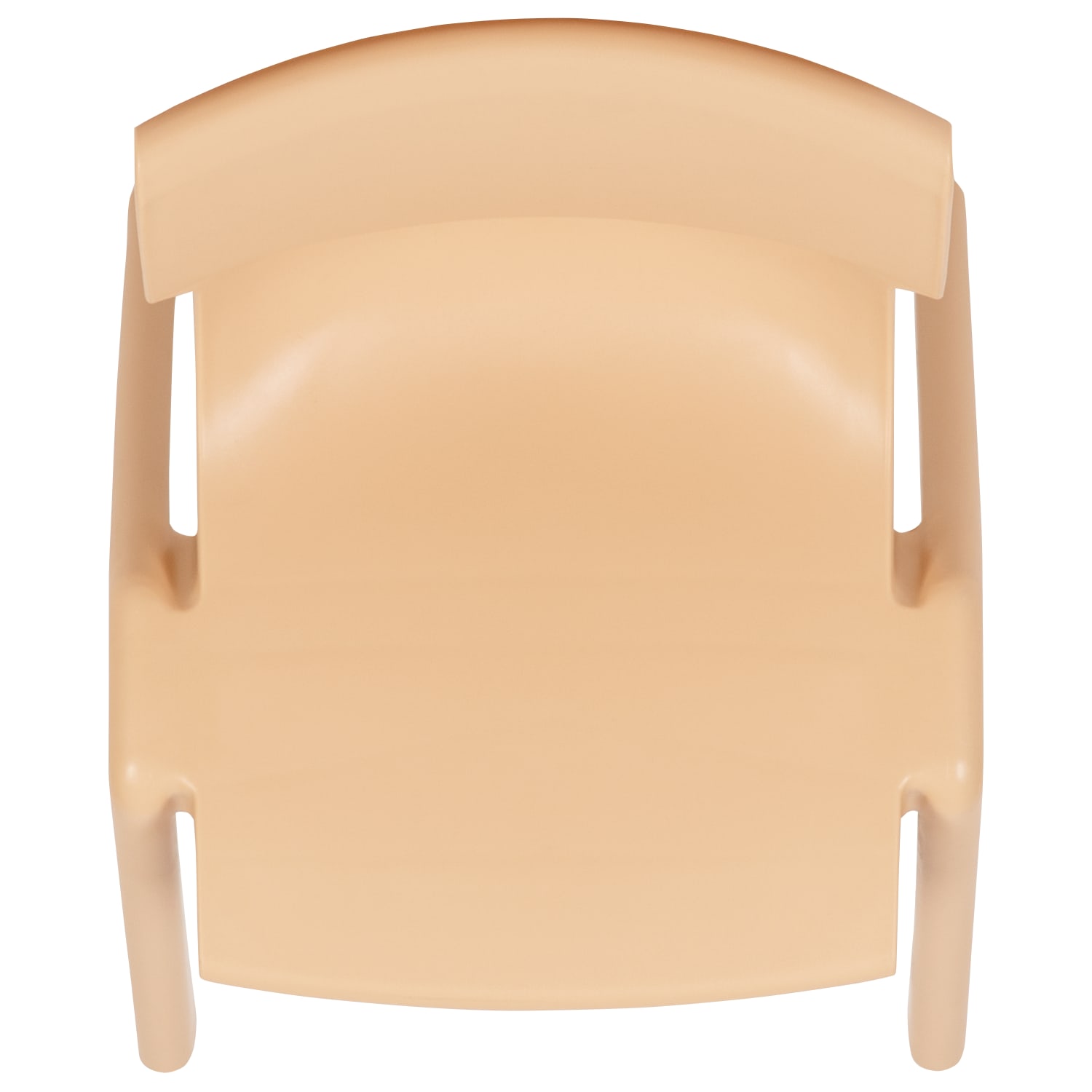 Flash Furniture Plastic Stackable School Chairs With 13 14in Seat Height Natural Set Of 2 Chairs PopularChairscom