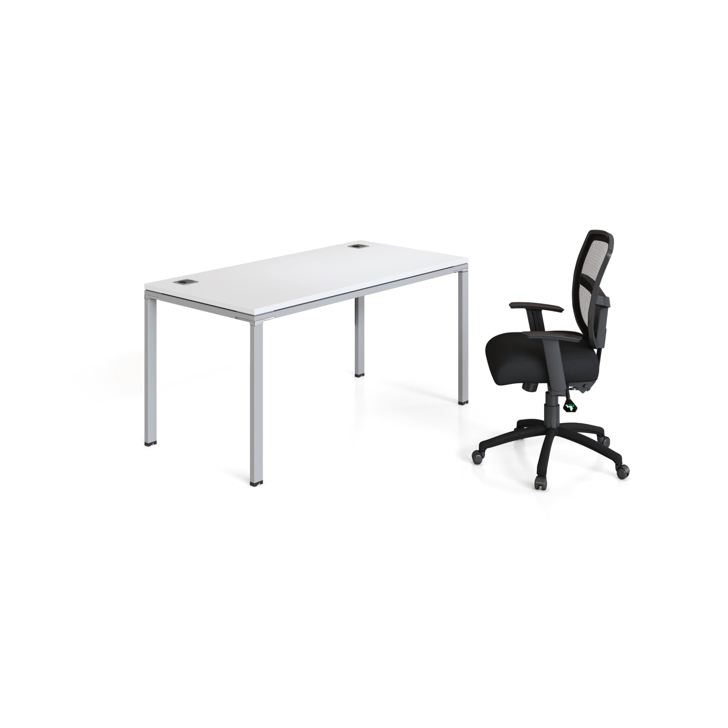 Boss Office Products Simple System Workstation, 60in x 30in, White - Image 4