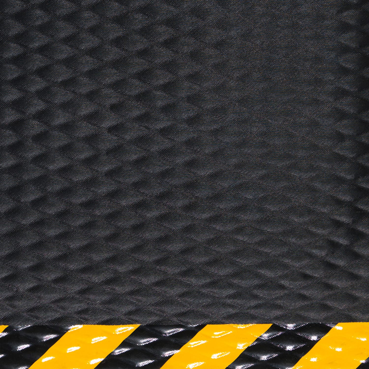 M+A Matting Hog Heaven 7/8in Mat, 3ft x 12ft, Black with Striped Border - Image 3