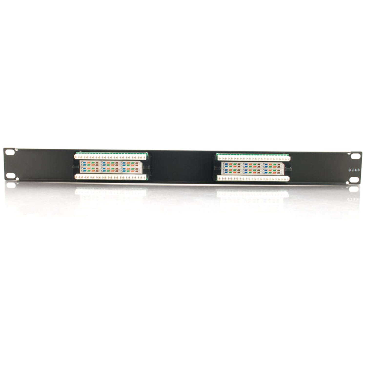 C2G 12-Port Cat5E 110-Type Patch Panel - 12 x RJ-45 - Image 5