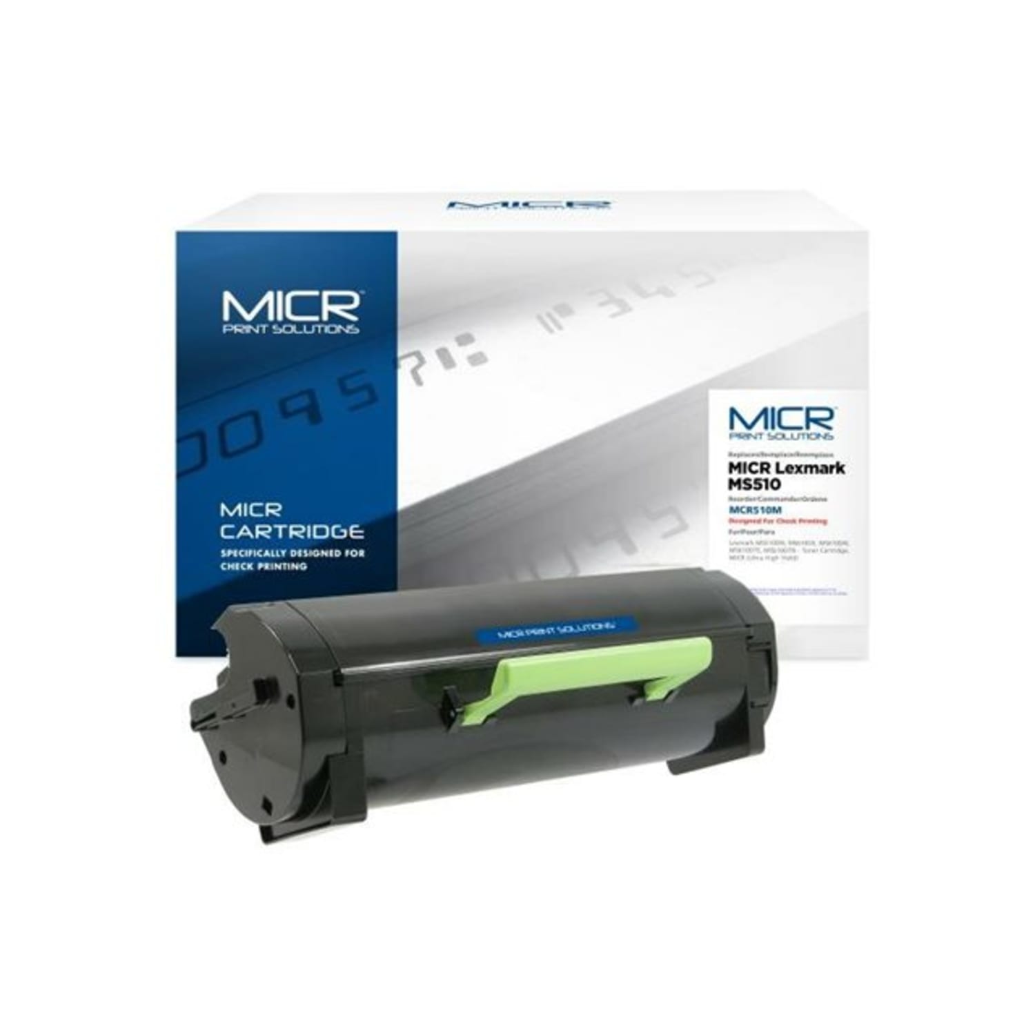 MICR Print Solutions Black Ultra-High Yield MICR Toner Cartridge Replacement For Lexmark MS510, MCR510M - Image 3