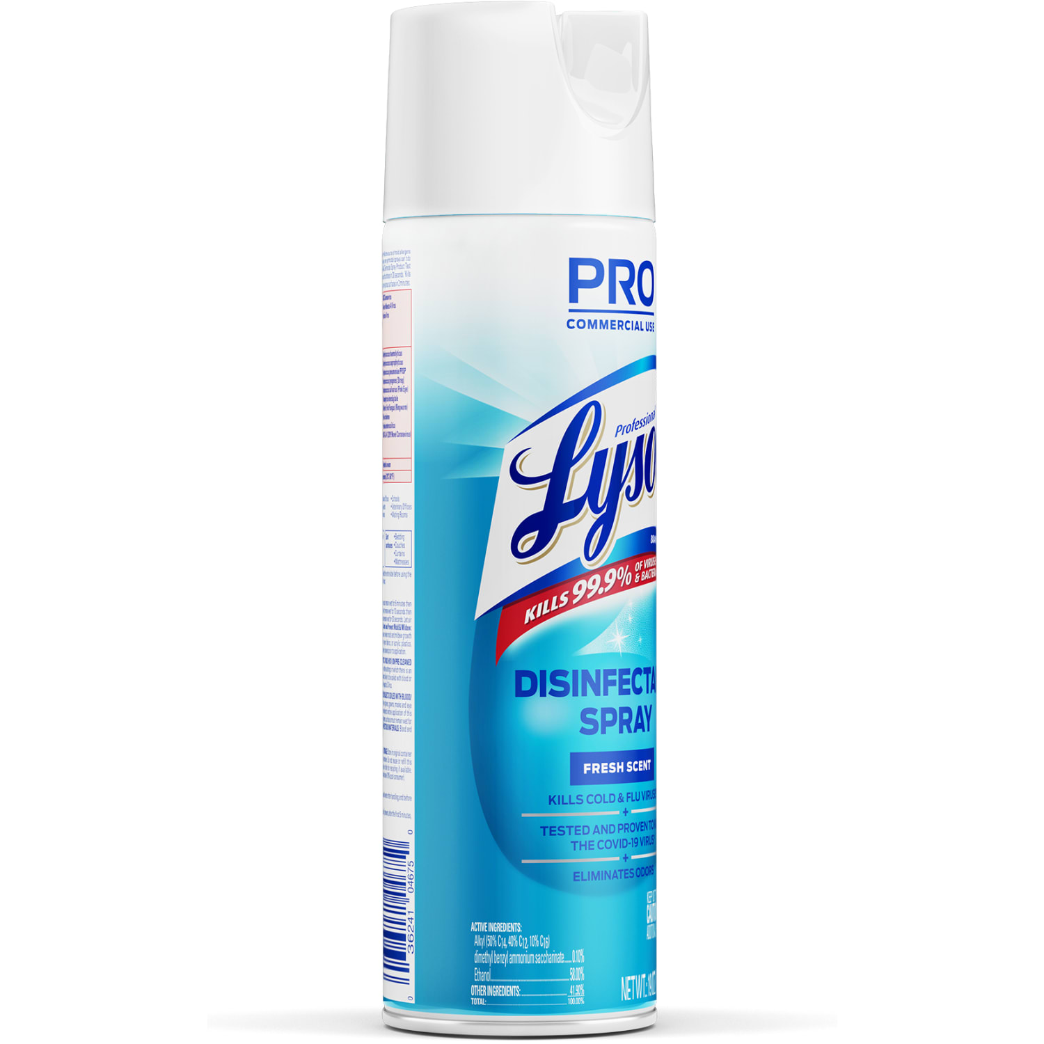 Lysol Professional Disinfectant Spray, Fresh Scent, 19 Oz Bottle, Case Of 12 - Image 4