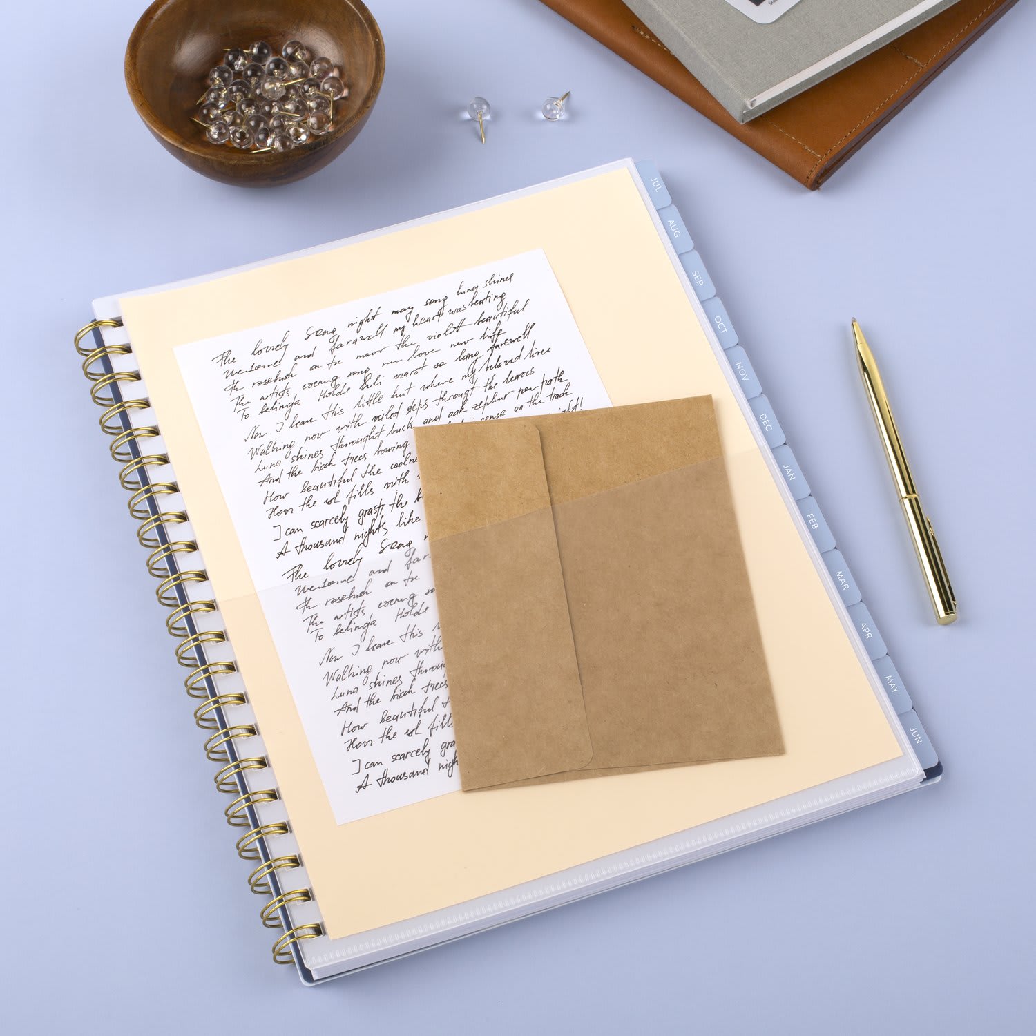Leah Bisch for Mead Cambridge Academic 2026-2027 Weekly Monthly Planner, Bow Trellis, Large, 8 1/2in x 11in - Image 6