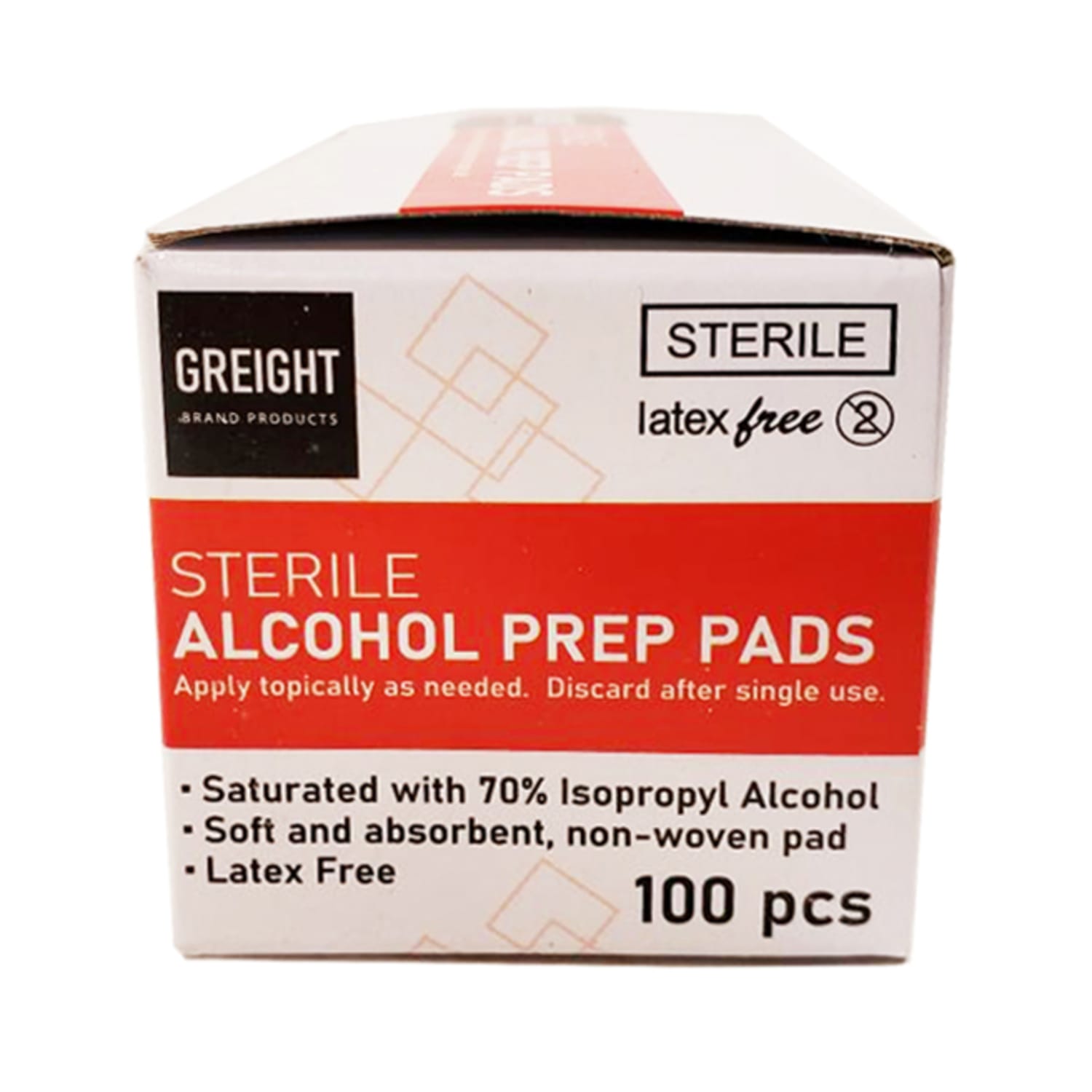 me4kidz Alcohol Prep Pads, Box Of 100 Pads - Image 4