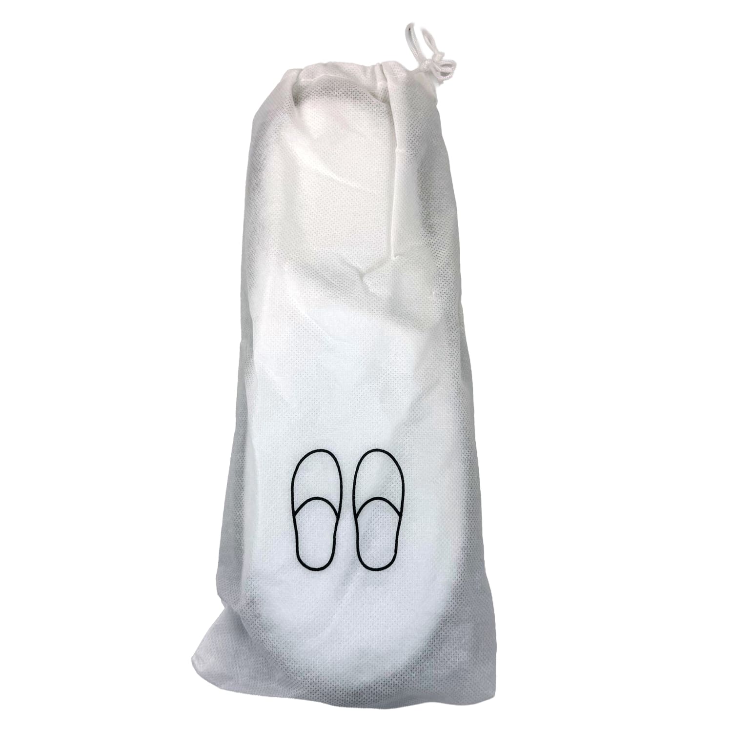 Hospitality Source Luxury Slippers, Universal Size, White/Gray, Case Of 50 Sets - Image 4