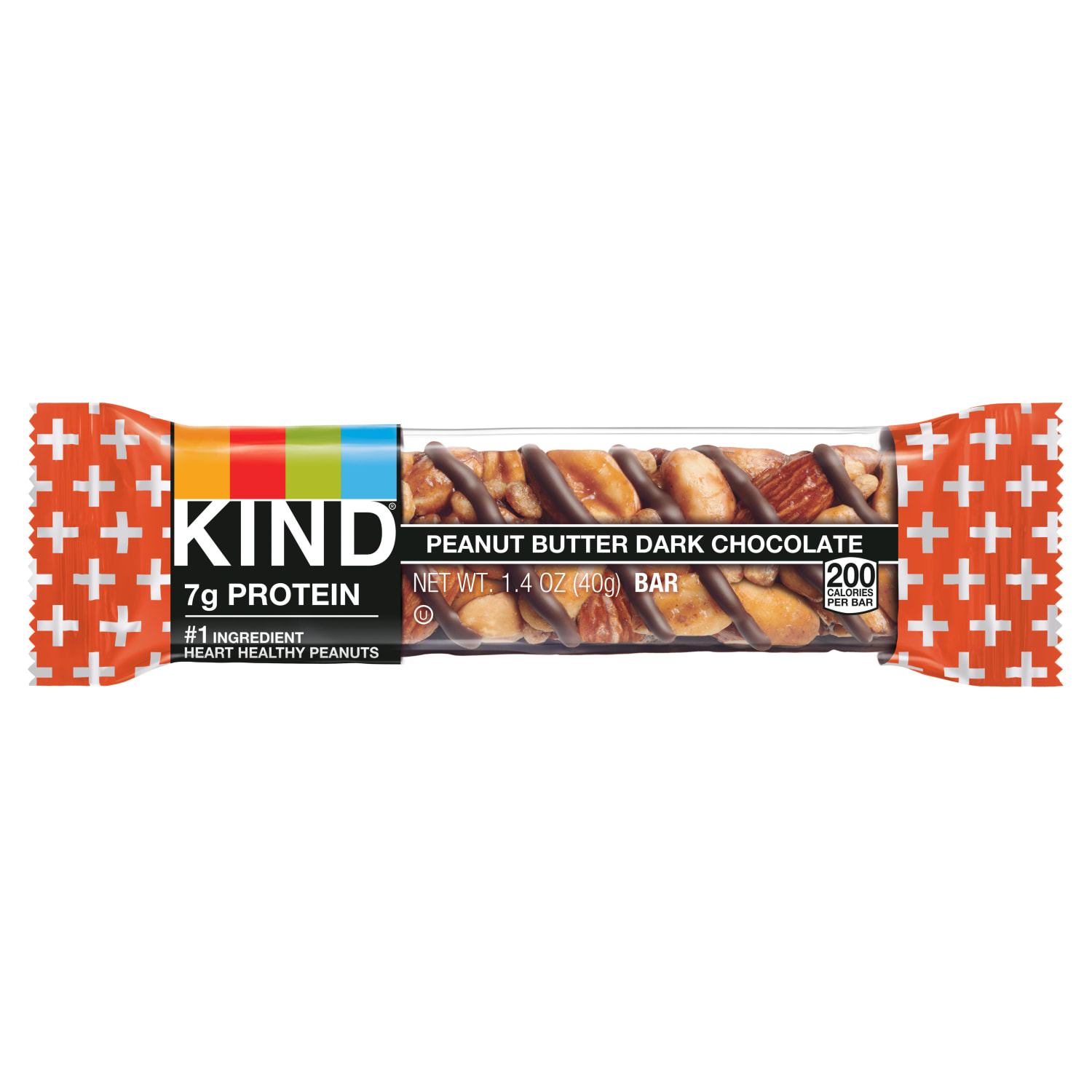KIND Plus Dark Chocolate Peanut Butter Bars, 1.4 Oz, Box Of 12 Bars - Image 3