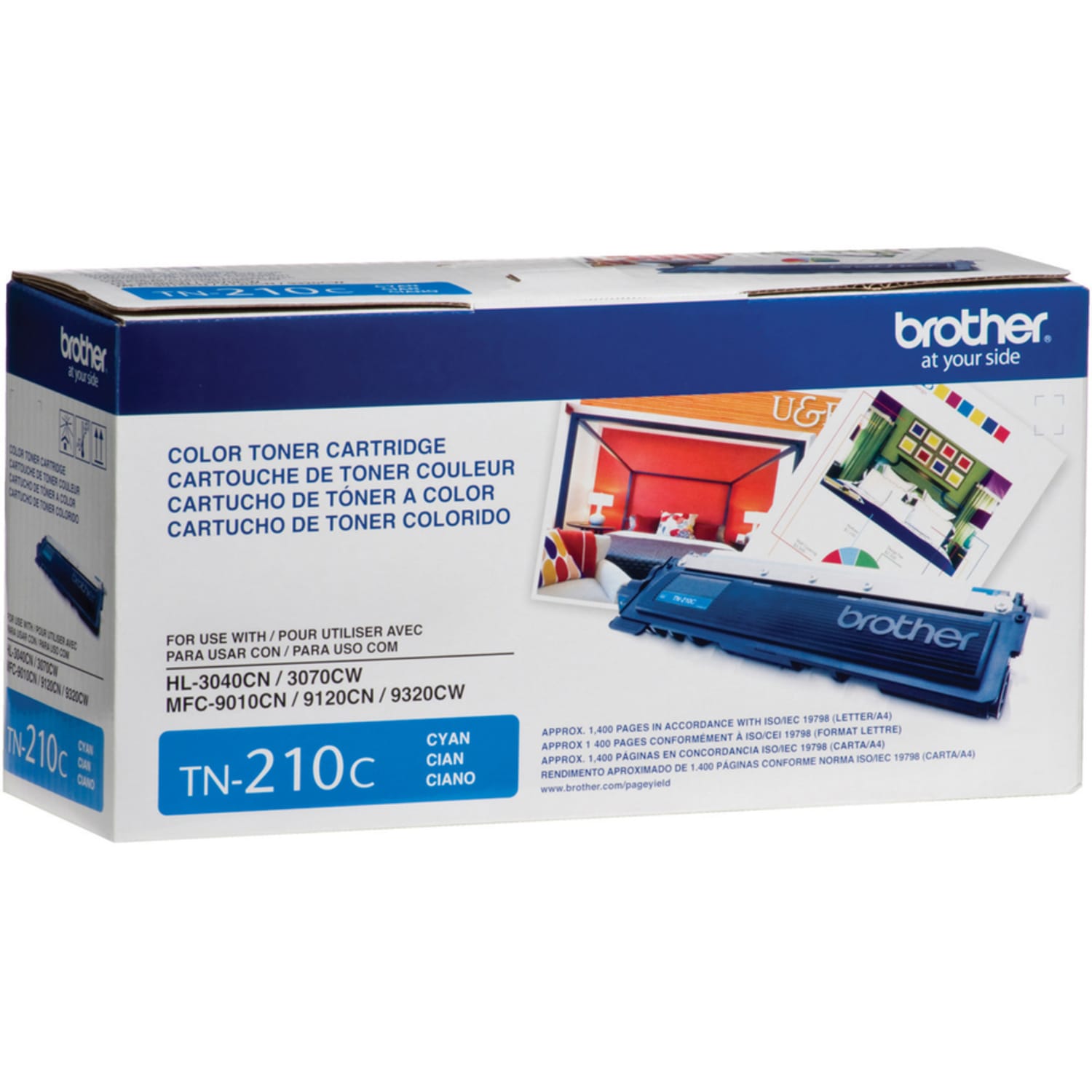 Brother TN-210 Cyan Toner Cartridge, TN-210C - Image 6
