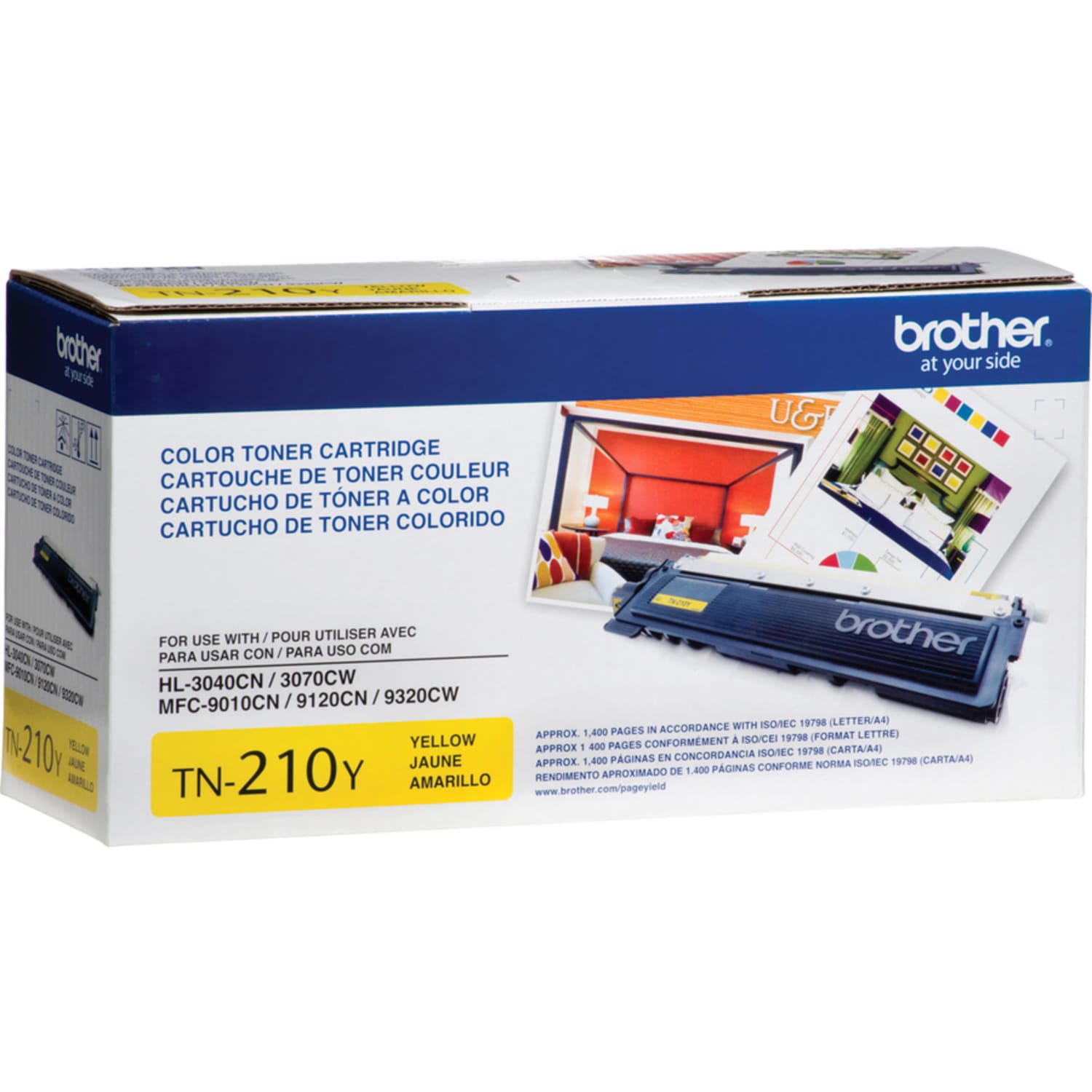 Brother TN-210 Yellow Toner Cartridge, TN-210Y - Image 6