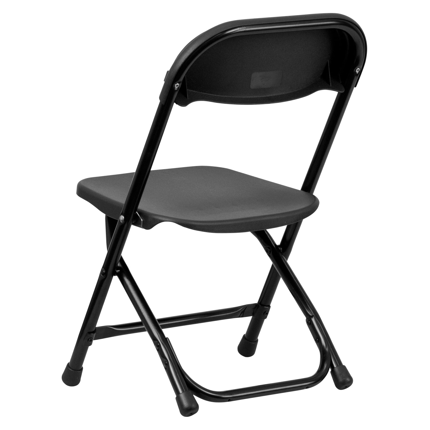 Flash Furniture 2 Pack Kids Plastic Folding Chair, Black - Image 10