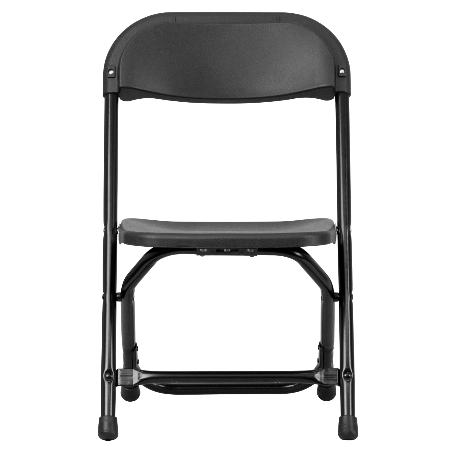 Flash Furniture 2 Pack Kids Plastic Folding Chair, Black - Image 12