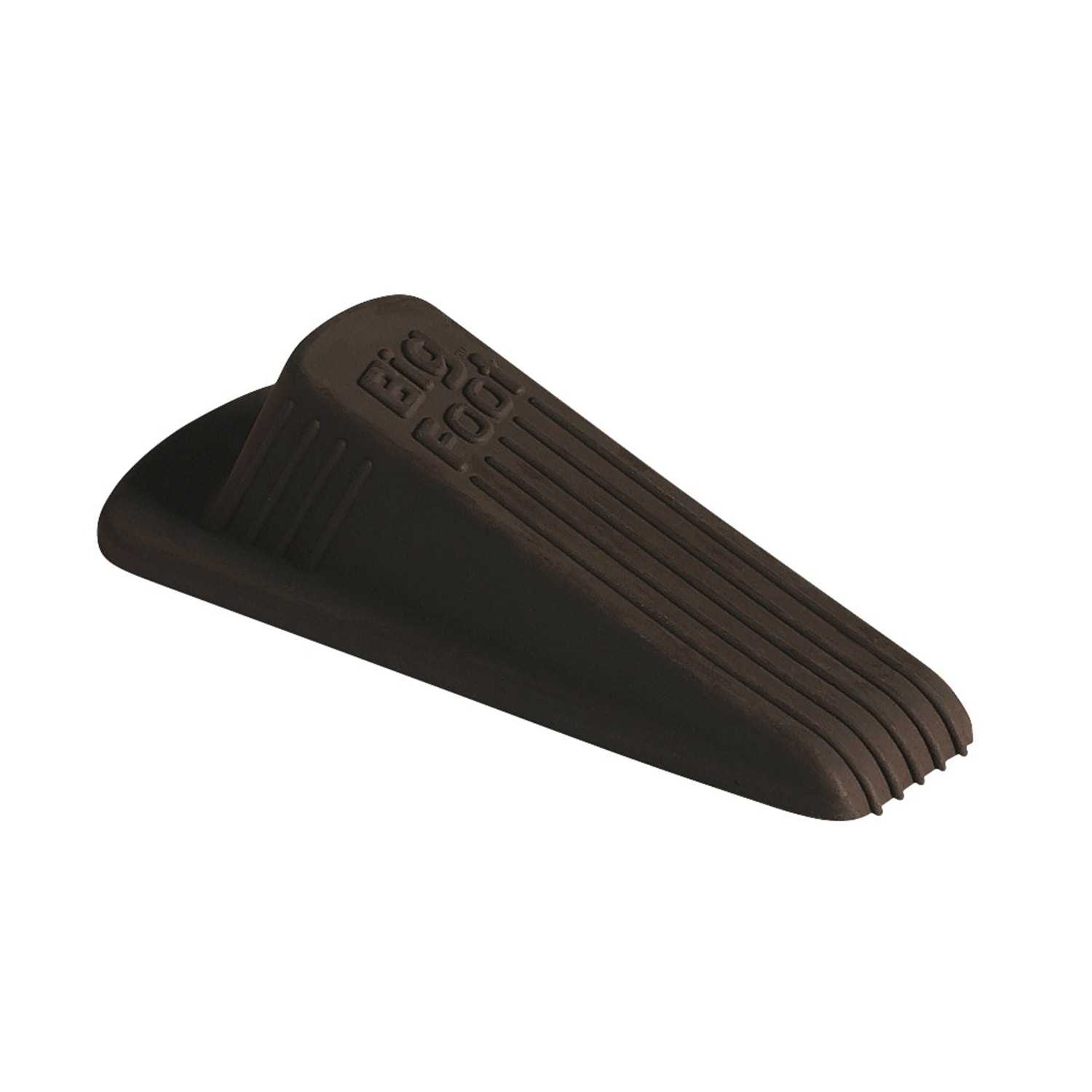 Master Caster Big Foot Doorstop, 1 1/4inH x 2inW x 4 3/4inD, Brown