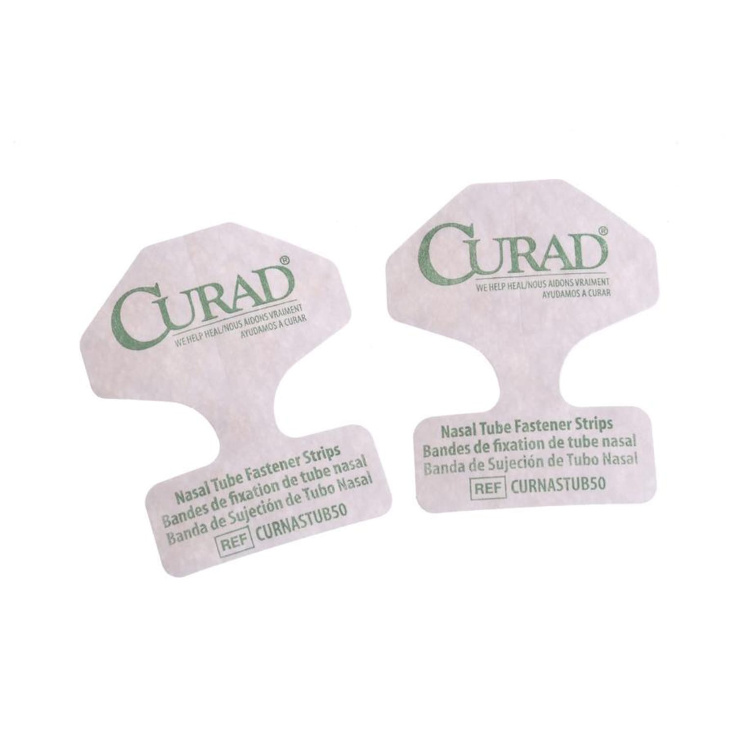 CURAD Nasogastric Feeding Tube Fasteners, Universal, Tan, Pack Of 50 - Image 3