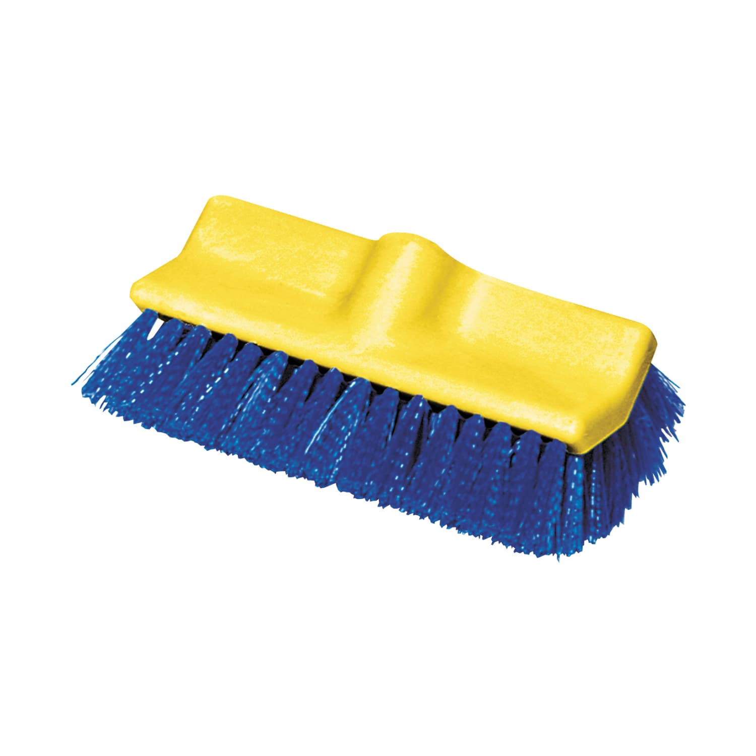 Rubbermaid Commercial Bi-Level Deck Scrub Brush, Poly Fibers, 10 Plastic Block, Tapered Hole, 1 Brush - Image 3