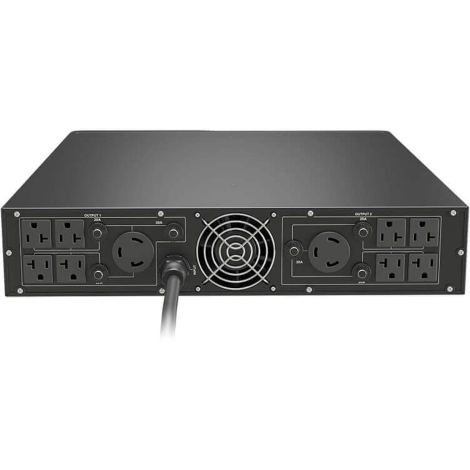 Liebert TDU - Transformer (rack-mountable / external) - AC 200/208/220/230/240 V - 4000 Watt - 4000 VA - output connectors: 10 - 2U - for P/N: GXT5-10KHVRT5UXLN, GXT5-3KL630RT2UXL, GXT5-6KL630RT5UXLN, GXT5-8000HVRT5UXLN - Image 4