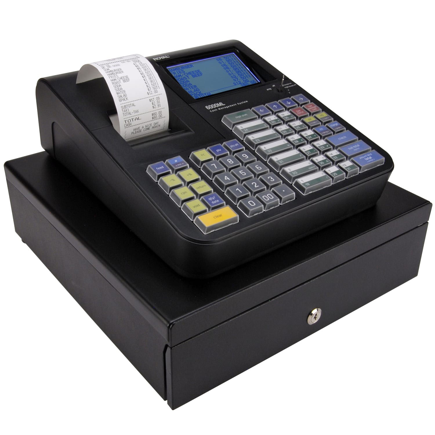 Royal 6000ML Cash Register, Black - Image 4