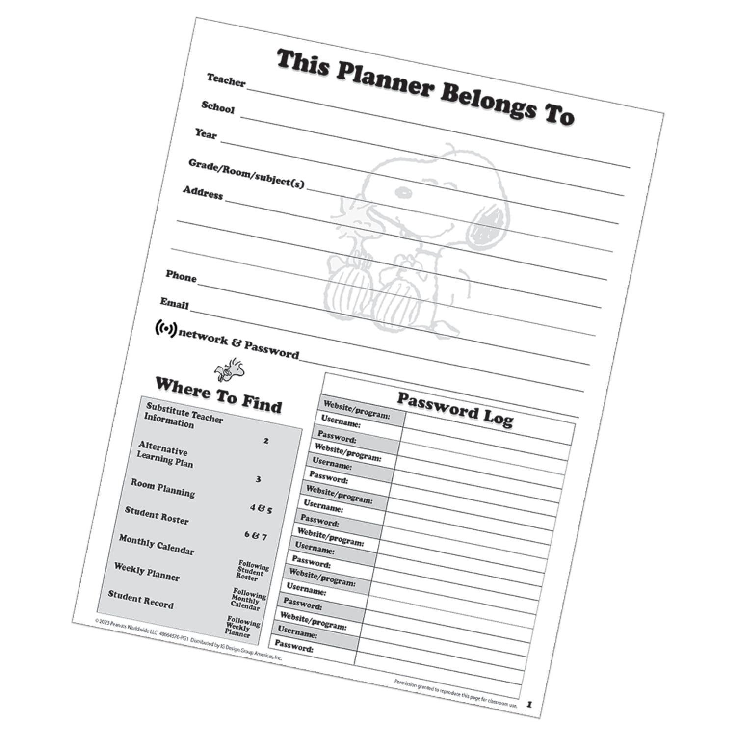 Eureka Peanuts Lesson Plan & Record Book, Pack Of 2 - Image 6