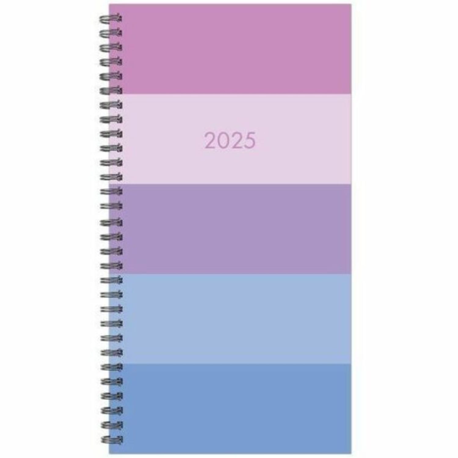 Willow Creek Press Weekly/Monthly Spiral Pocket Planner, 3-1/2in x 6-1/2in, Soft Stripe, January To December, 48559 - Image 6