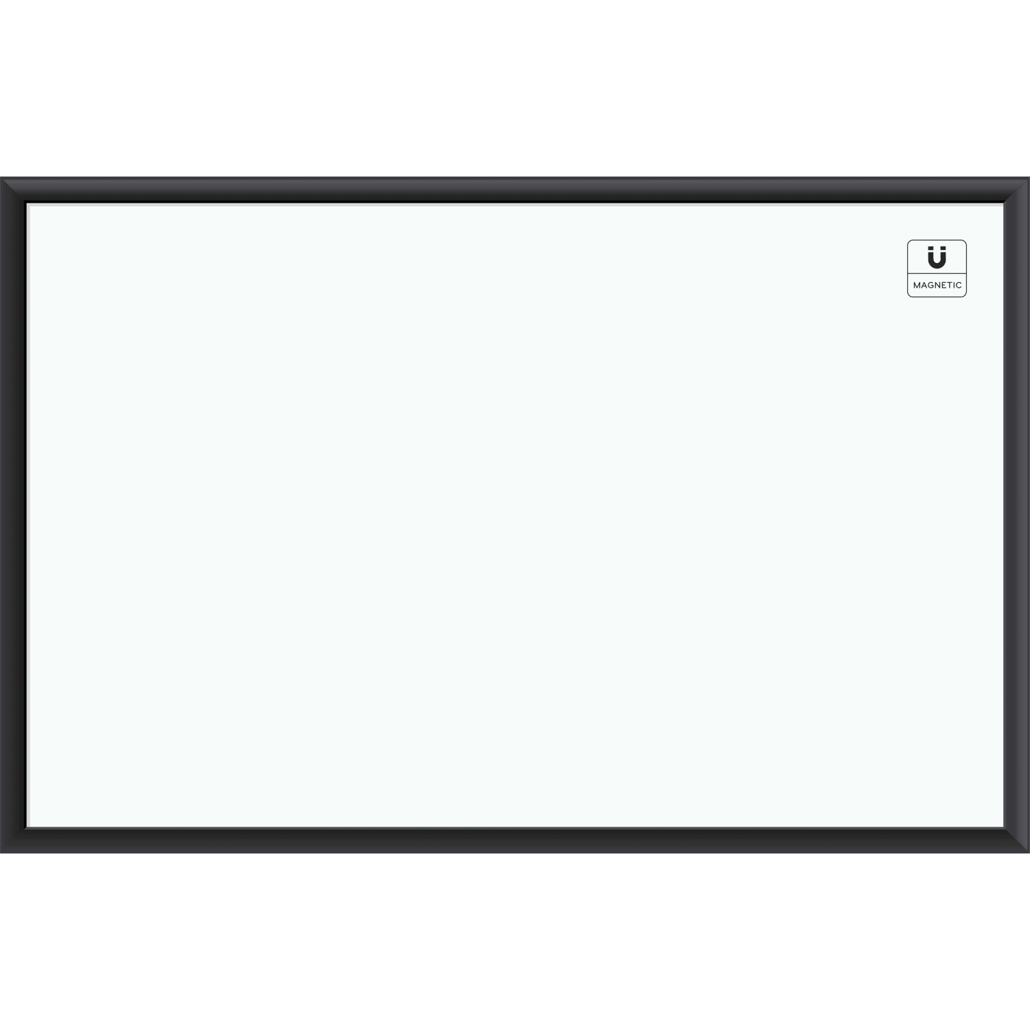 U Brands Magnetic Dry-Erase Board, 36in X 24in, Black Aluminum Frame, Actual Size 35in X 23in (2895U00-01) - Image 3
