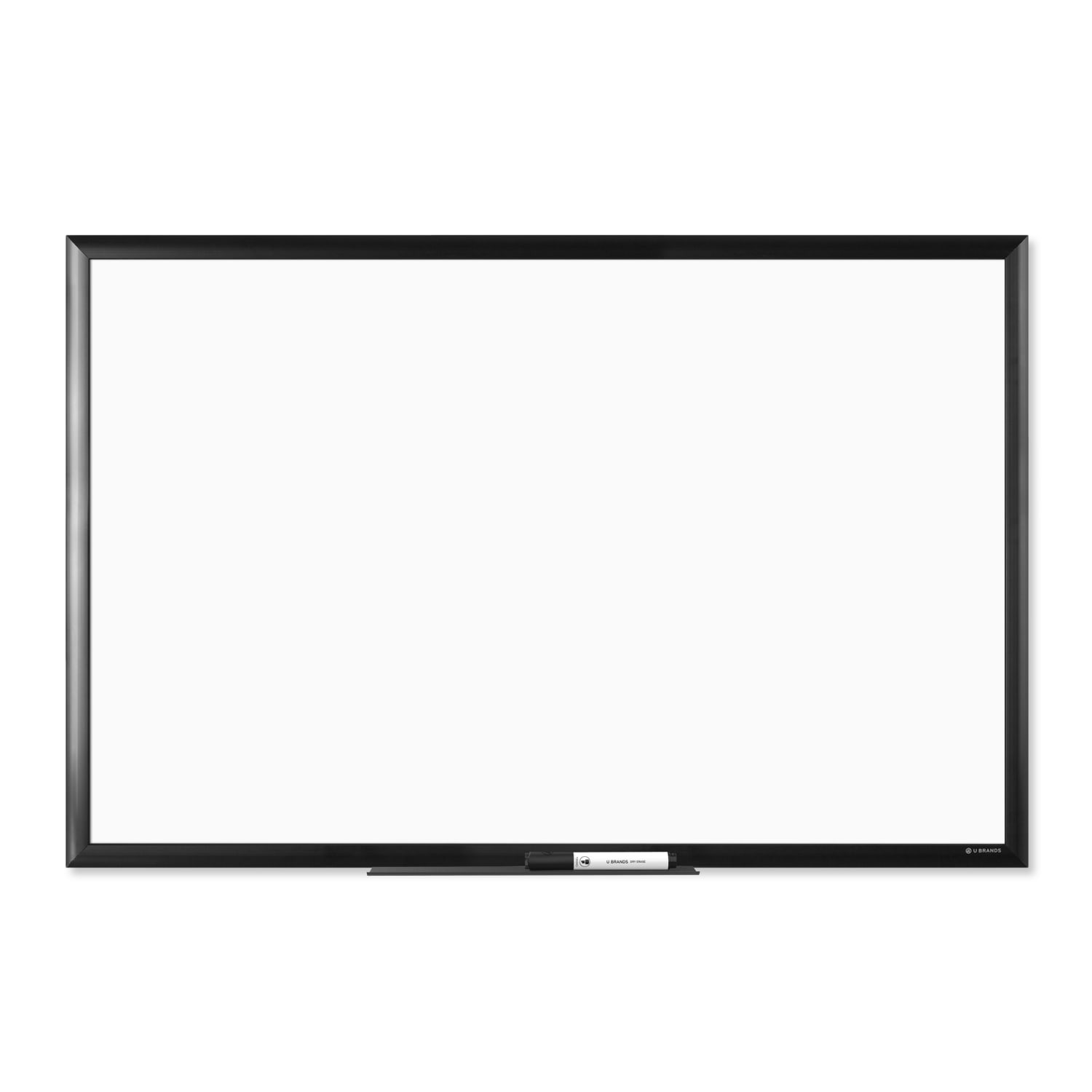 U Brands Magnetic Dry-Erase Board, 36in X 24in, Black Aluminum Frame, Actual Size 35in X 23in (2895U00-01) - Image 4