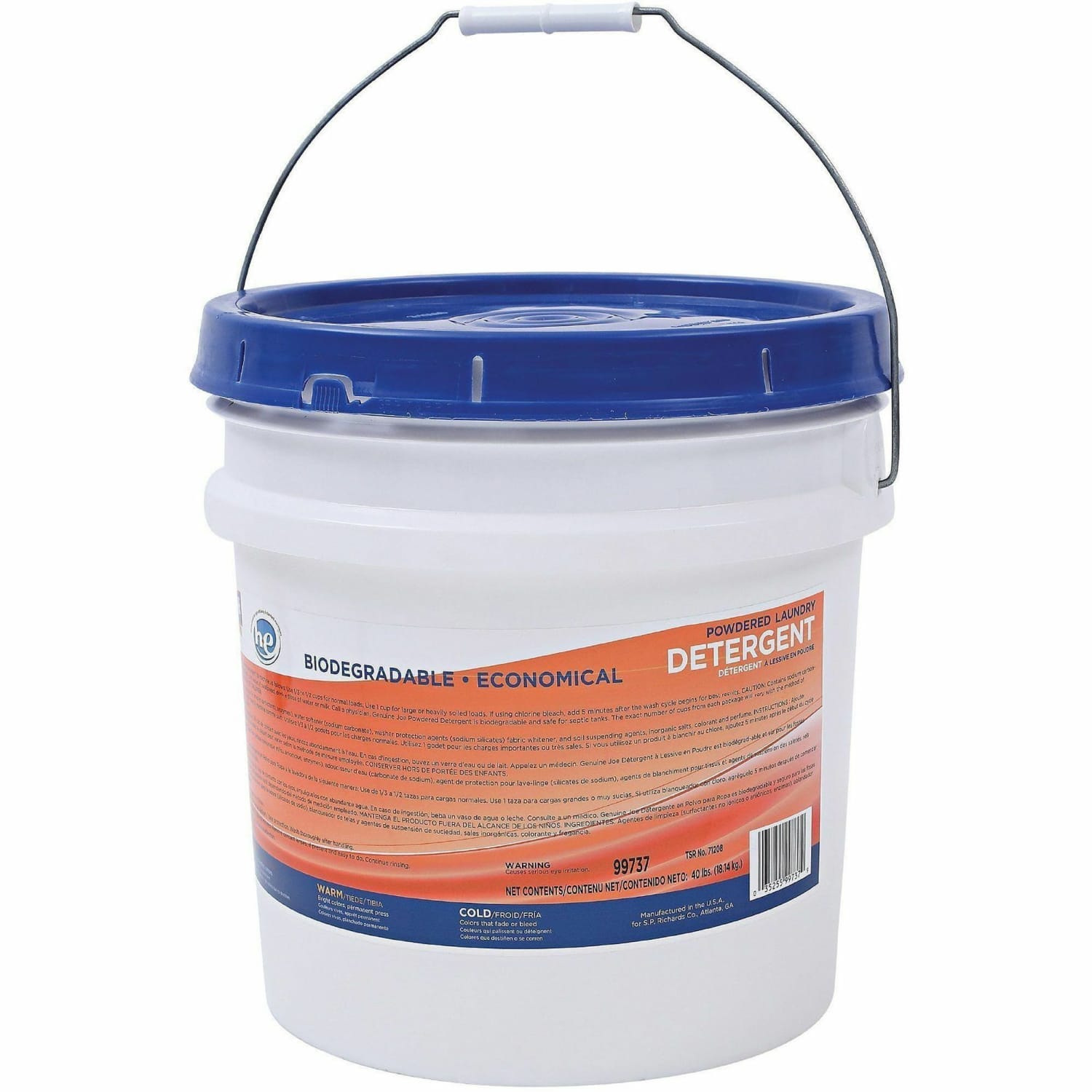 Genuine Joe Economical Powdered Laundry Detergent Powder, 640 Oz Bottle - Image 3