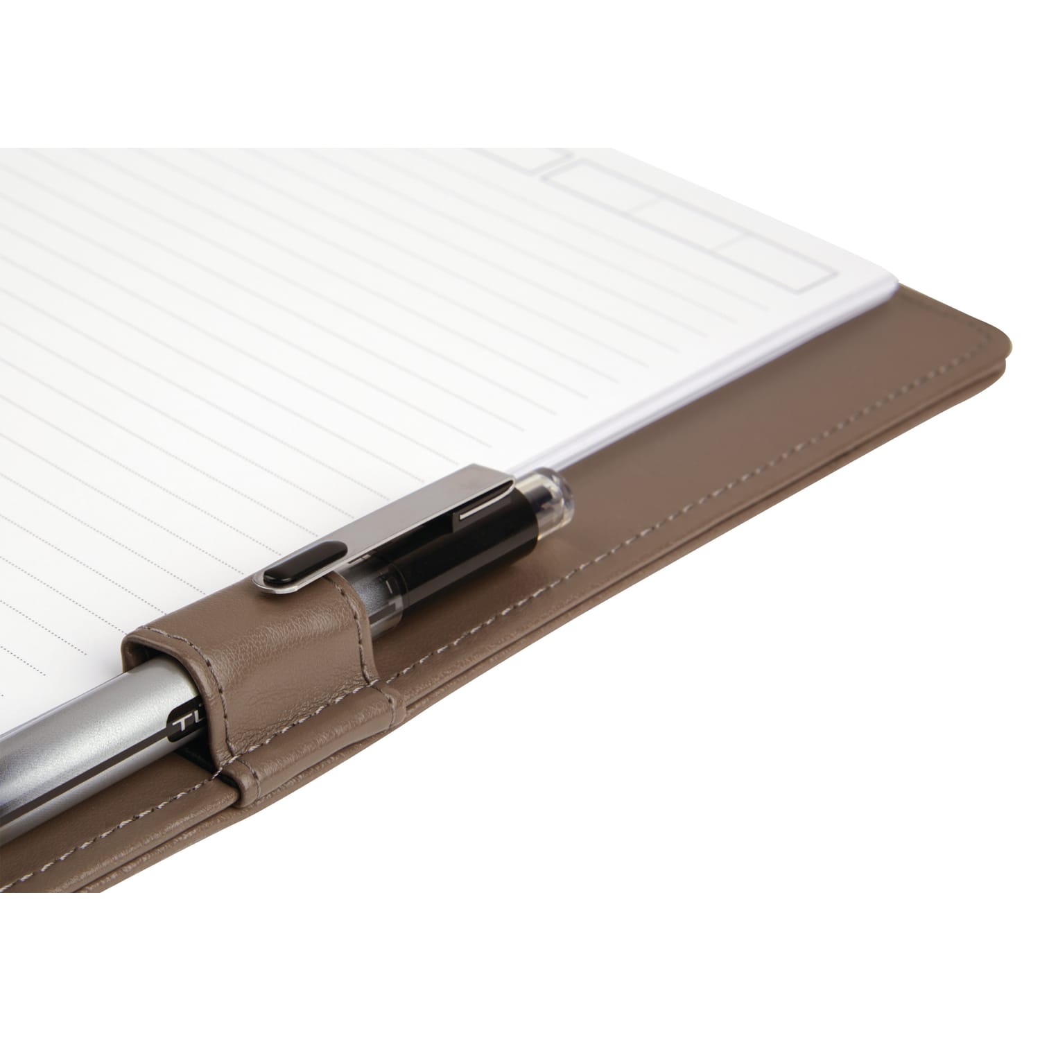 TUL Discbound Notebook With Pebbled Leather Cover, Letter Size, Narrow Ruled, 60 Sheets, Rose Gold - Image 5
