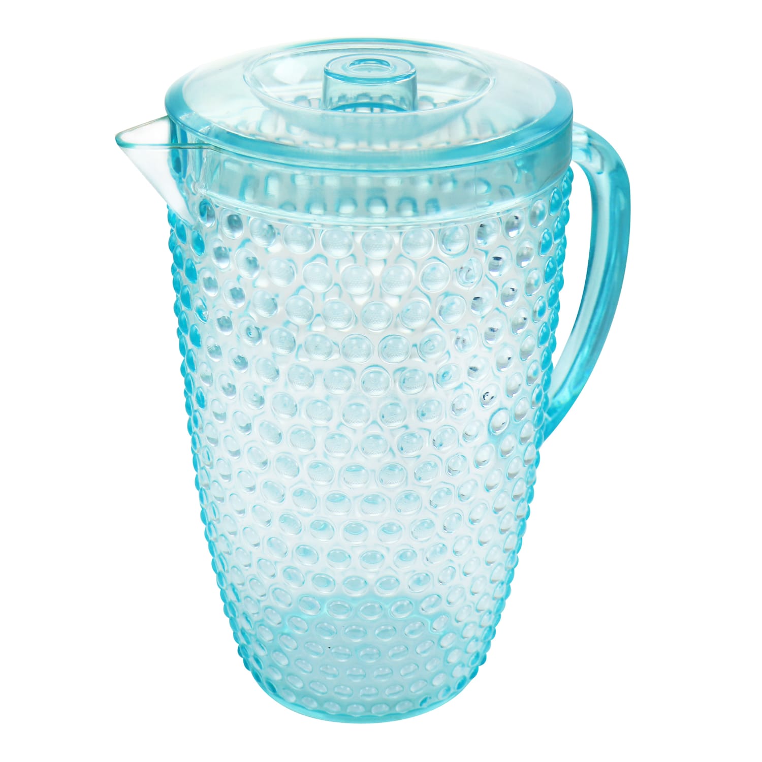 Gibson Home Malone 5-Piece Plastic Pitcher And Tumbler Set, 21 Oz, Light Blue - Image 4