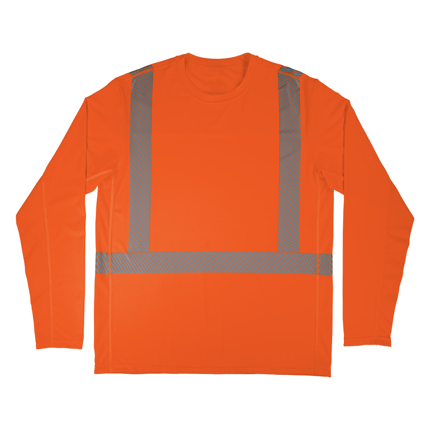 Ergodyne Chill-Its 6688 Cooling Hi-Vis Sun Shirt With UV Protection, Small, Orange