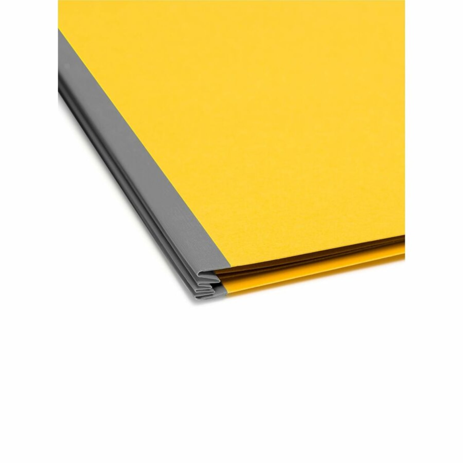 Smead Classification Folders, Top-Tab With SafeSHIELD Coated Fasteners, 3 Dividers, 3in Expansion, Letter Size, 50% Recycled, Yellow, Box Of 10 - Image 5