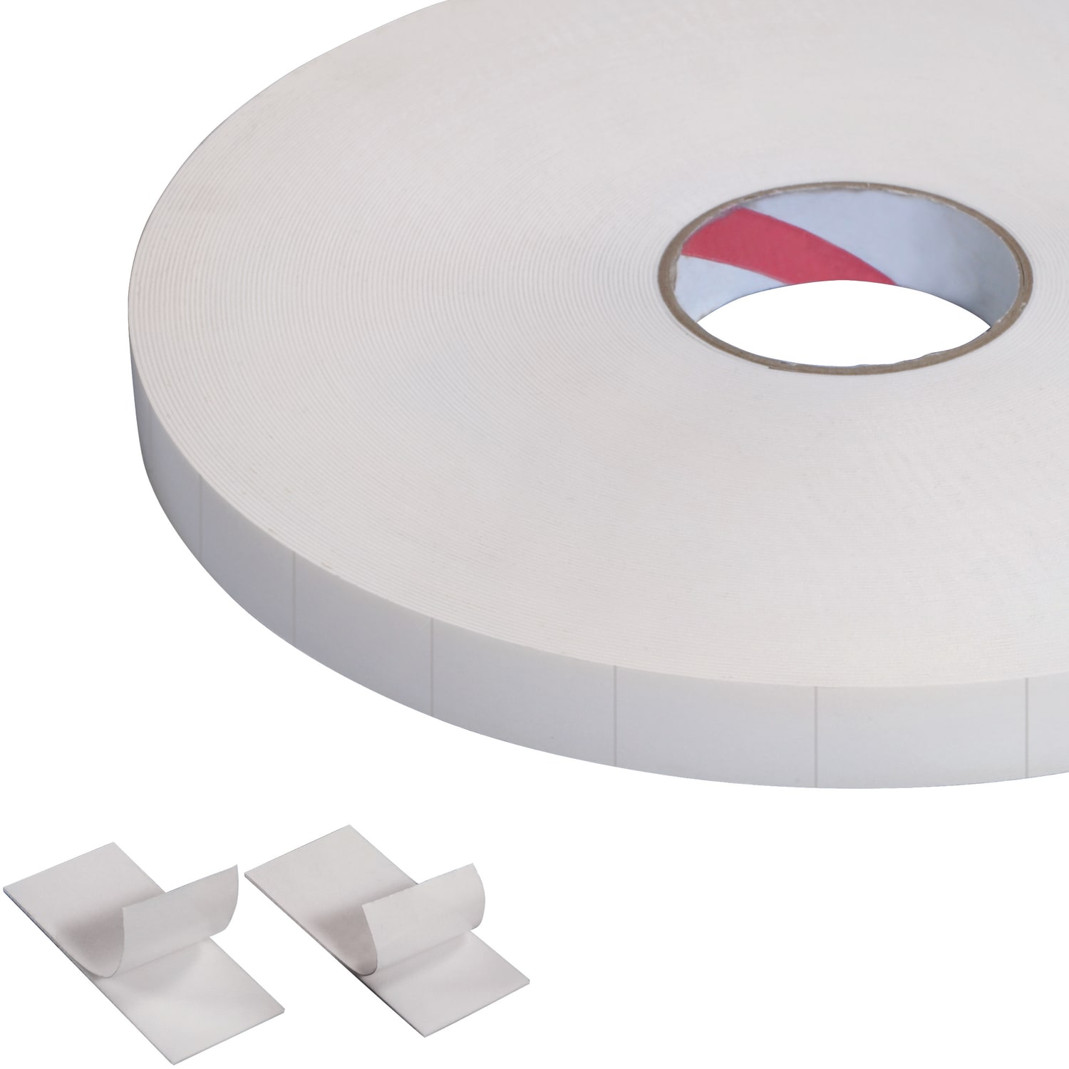 Tape Logic Double-Sided Foam Strips, 3in Core, 1in x 3in, White, Roll Of 216 - Image 3