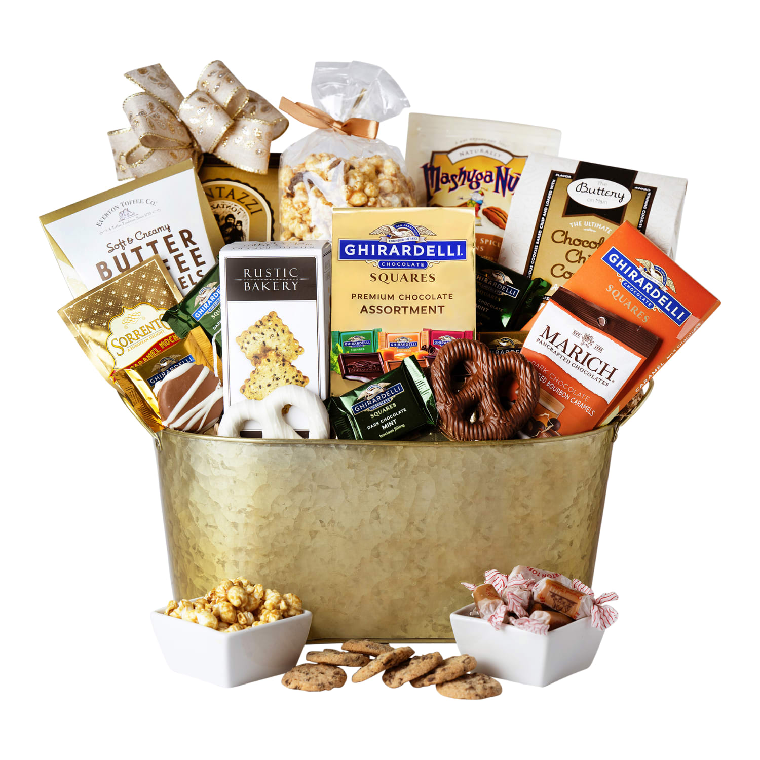 Napa Sonoma Golden Gourmet Gratitude Gift Basket - 12 items
