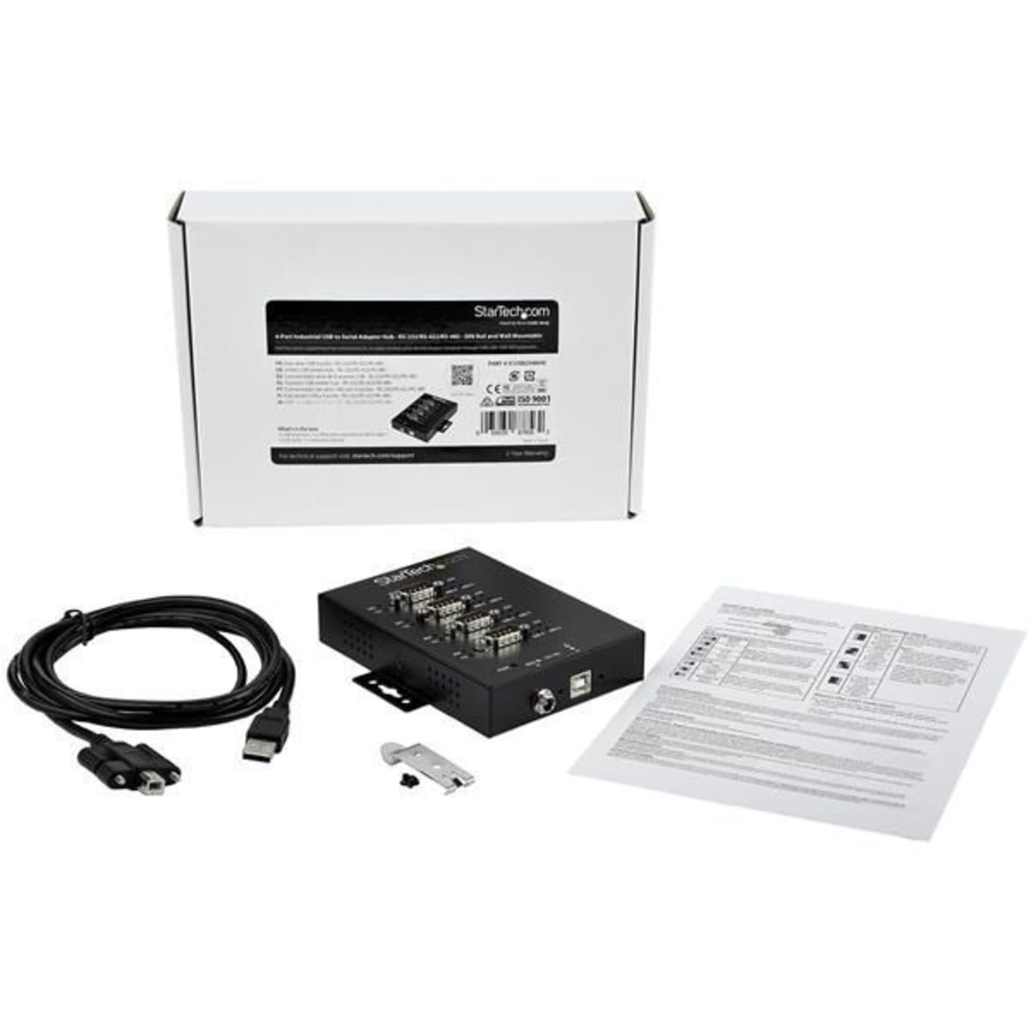 StarTech.com 4-Port Industrial USB to RS-232/422/485 Serial Adapter - 15 kV ESD Protection - USB to Serial Adapter - Add four COM ports supporting three serial protocols to easily connect serial devices to your computer through USB - Image 4