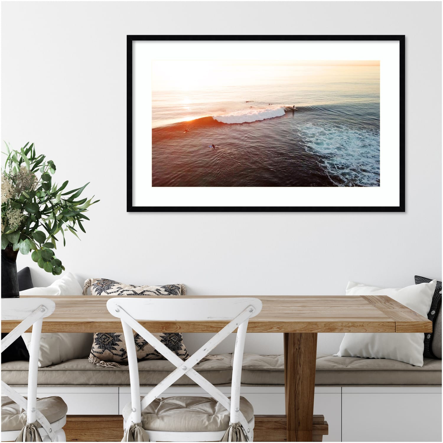 Amanti Art La Jolla 1 by Rachel Dowd Wood Framed Wall Art Print, 41inW x 26inH, Black - Image 3