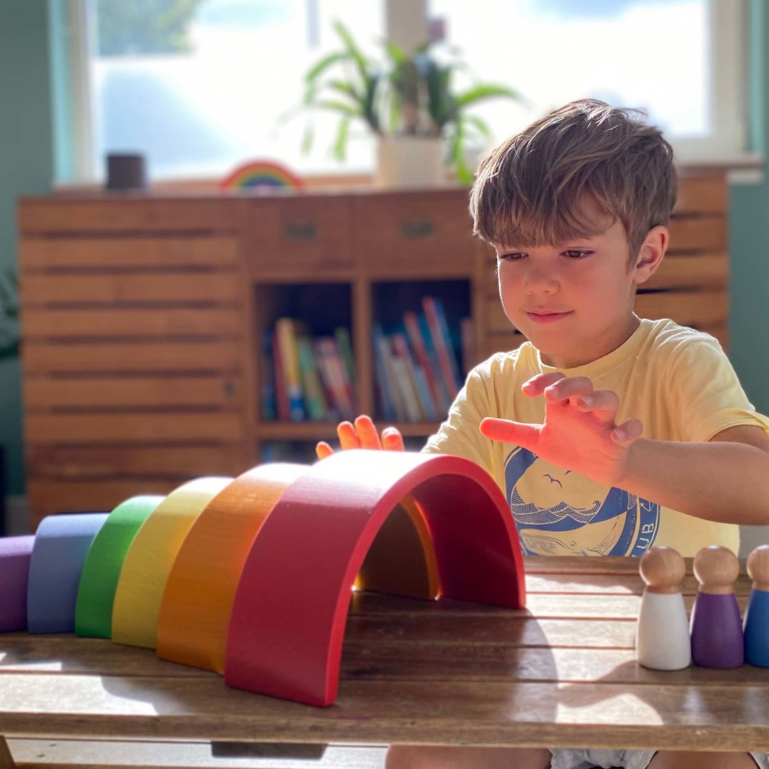 Extasticks Willies Rainbow World Wooden Arches And Peg Dolls Set With Book - Image 6