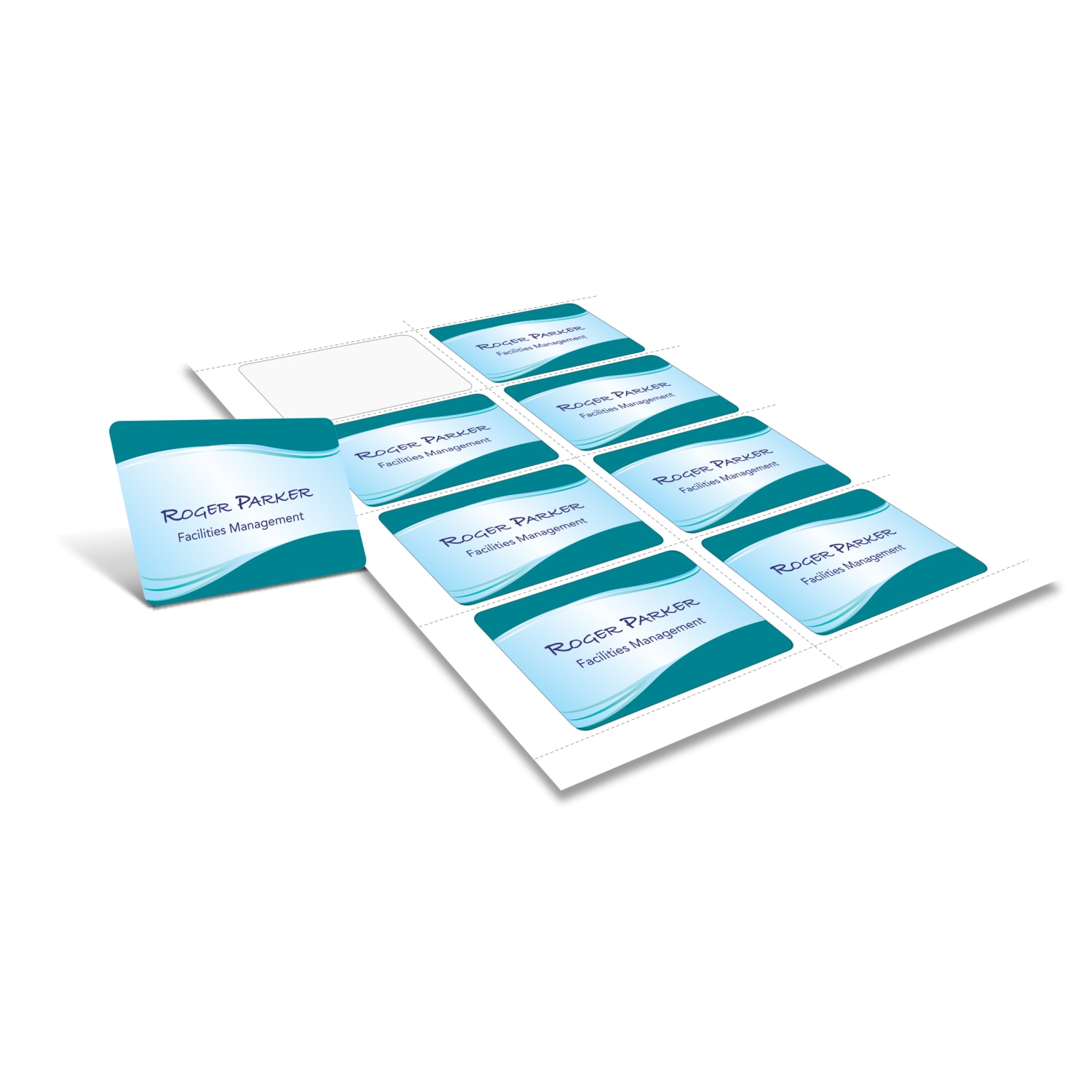 Office Depot Brand Adhesive Name Badges, 2-1/3in x 3-3/8in, White, Pack Of 160 - Image 3