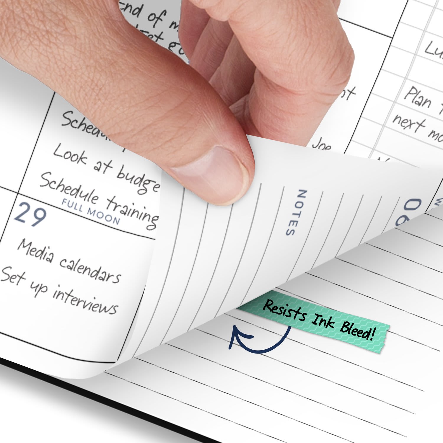 AT-A-GLANCE Contemporary Lite 2027 Weekly Monthly Planner, Black, Medium, 7in x 8 3/4in - Image 5