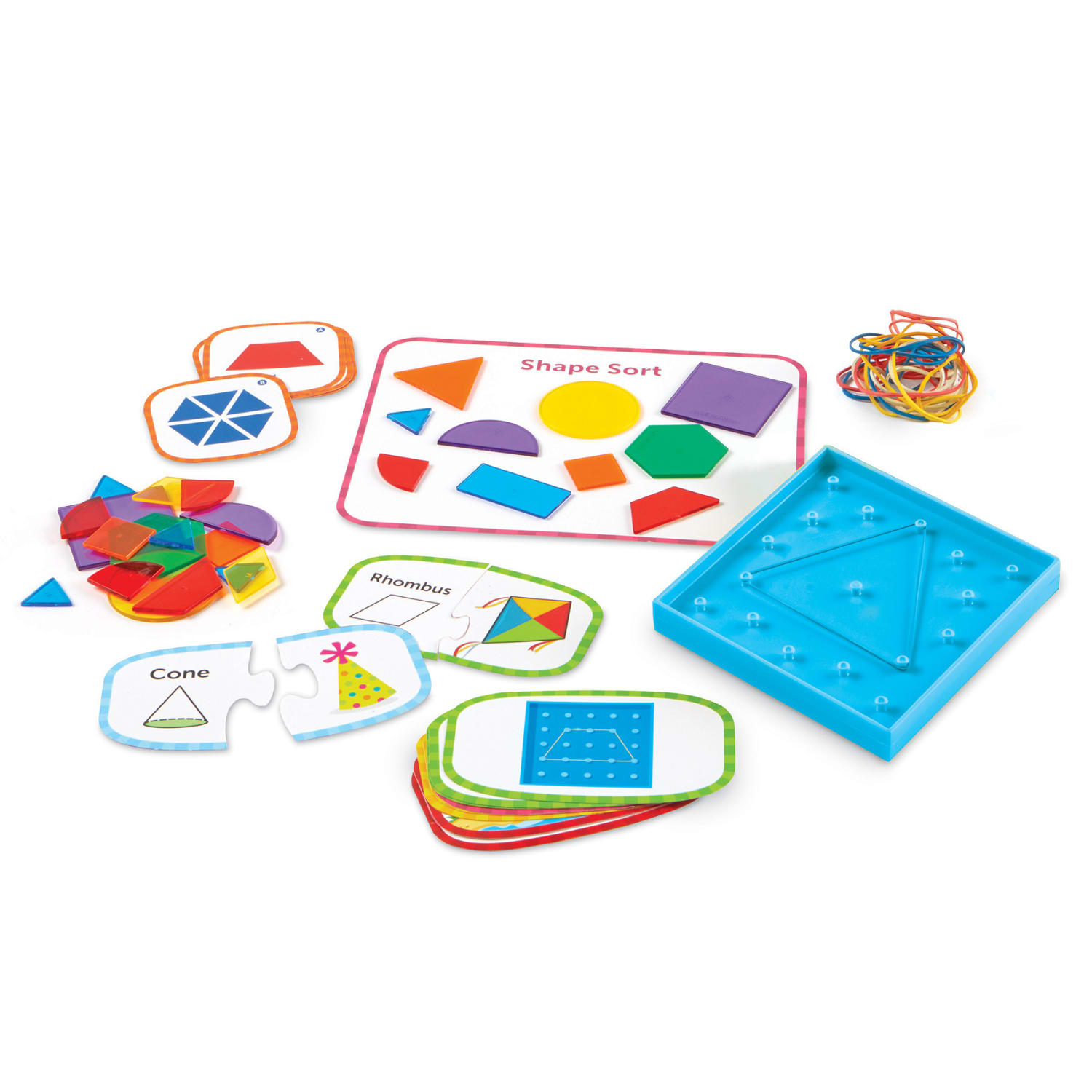 Learning Resources Skill Builders! 1st Grade Geometric Shapes - Image 4