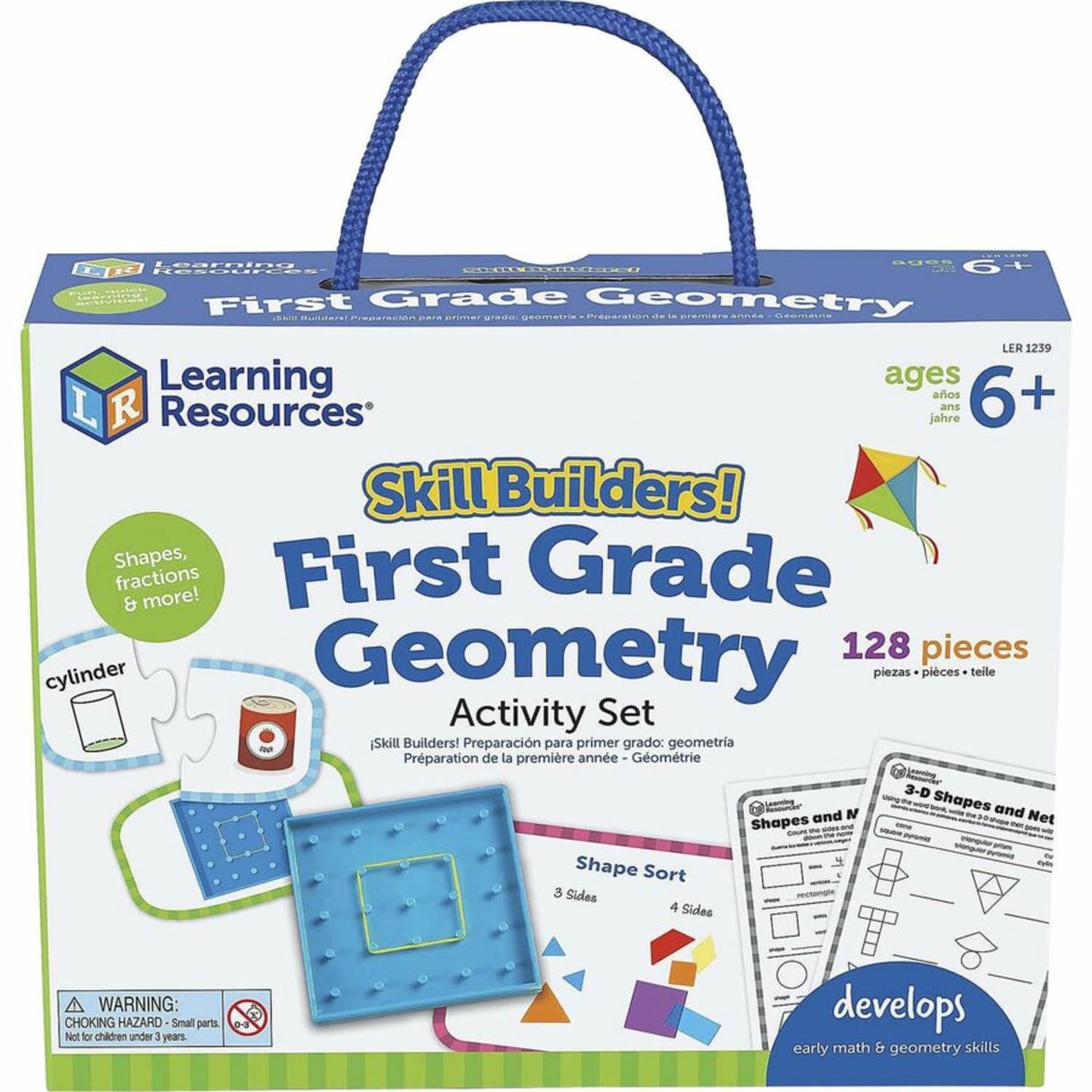 Learning Resources Skill Builders! 1st Grade Geometric Shapes - Image 6