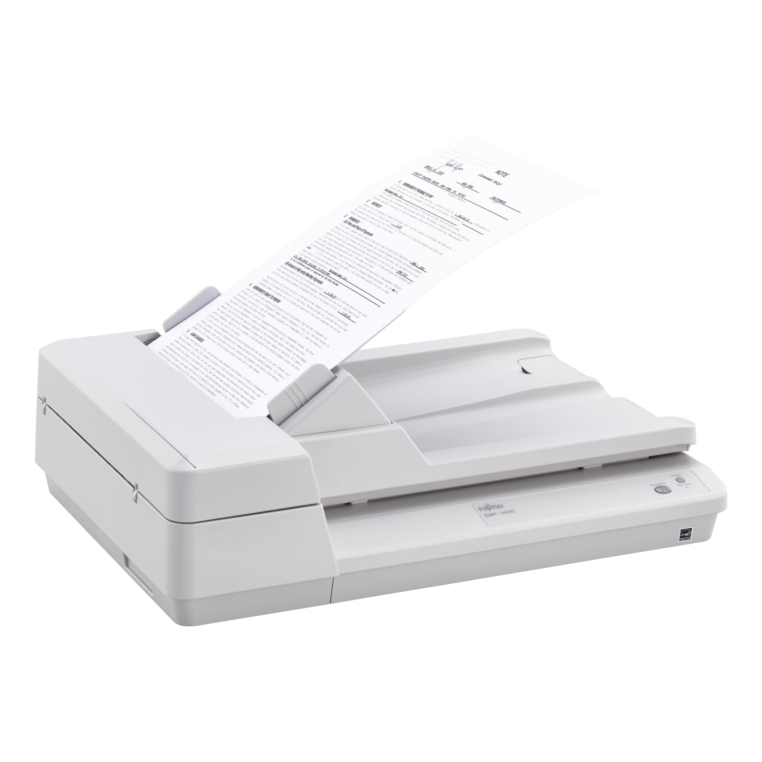 Ricoh SP-1425 - Document scanner - Dual CIS - Duplex - Legal - 600 dpi x 600 dpi - up to 25 ppm (mono) / up to 25 ppm (color) - ADF (50 sheets) - up to 3000 scans per day - USB 2.0 - Image 4