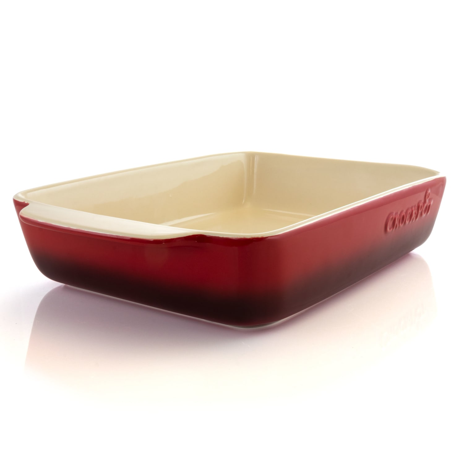 Crock-Pot Artisan 5.6-Quart Stoneware Pan, Red - Image 3