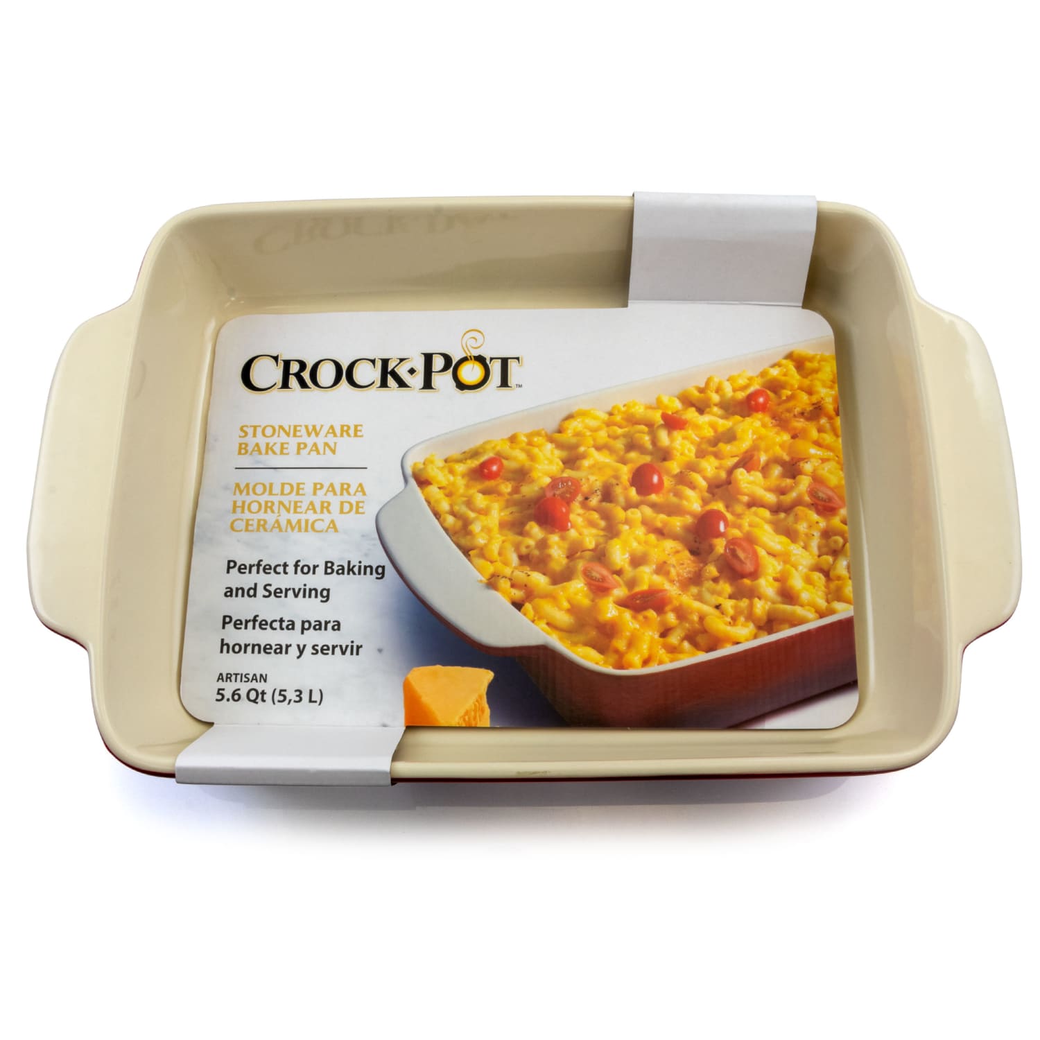 Crock-Pot Artisan 5.6-Quart Stoneware Pan, Red - Image 6
