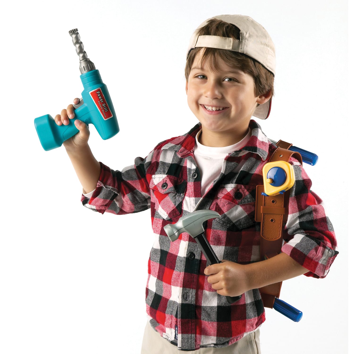 Learning Resources Pretend & Play Work Belt Tool Set, 12inH x 14inW x 3 1/2inD , Grades Pre-K - 3 - Image 5