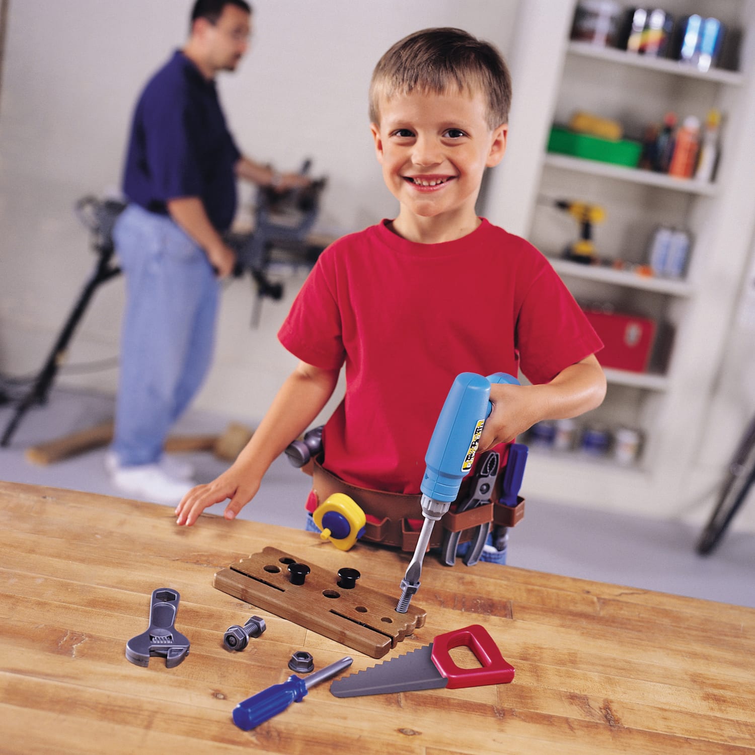 Learning Resources Pretend & Play Work Belt Tool Set, 12inH x 14inW x 3 1/2inD , Grades Pre-K - 3 - Image 6