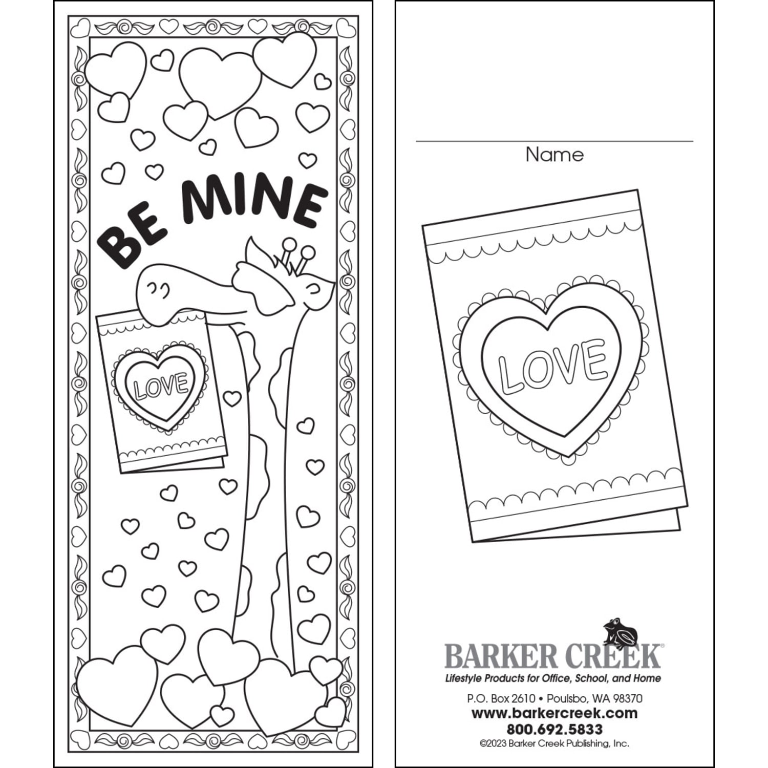 Barker Creek Bookmark Duets, Valentines Day, Pack Of 60 - Image 5
