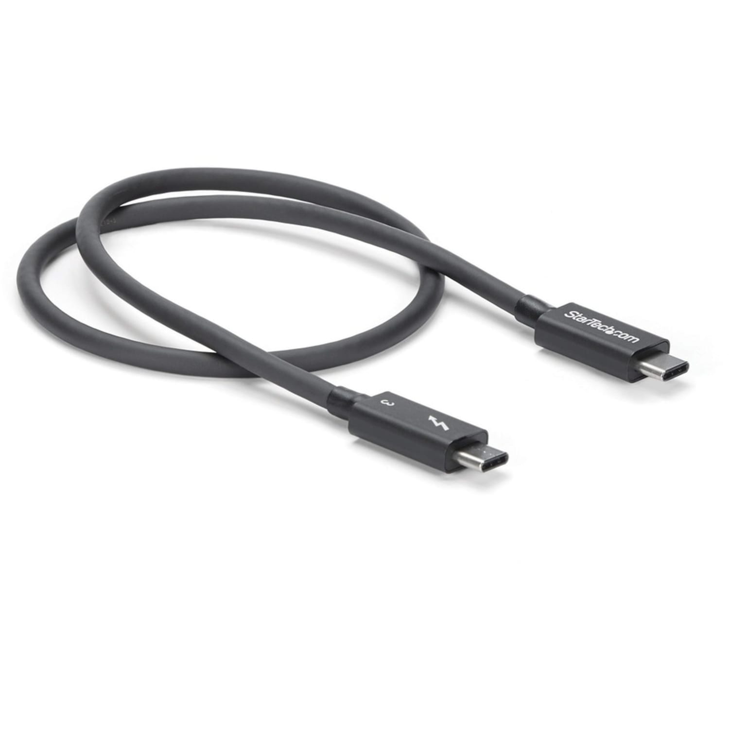 StarTech.com Thunderbolt 3 Cable - 40Gbps - Daisy Chainable - Passive - USB C Cable - USB-C Thunderbolt to Thunderbolt Cable - TBLT34MM50CM - Image 5