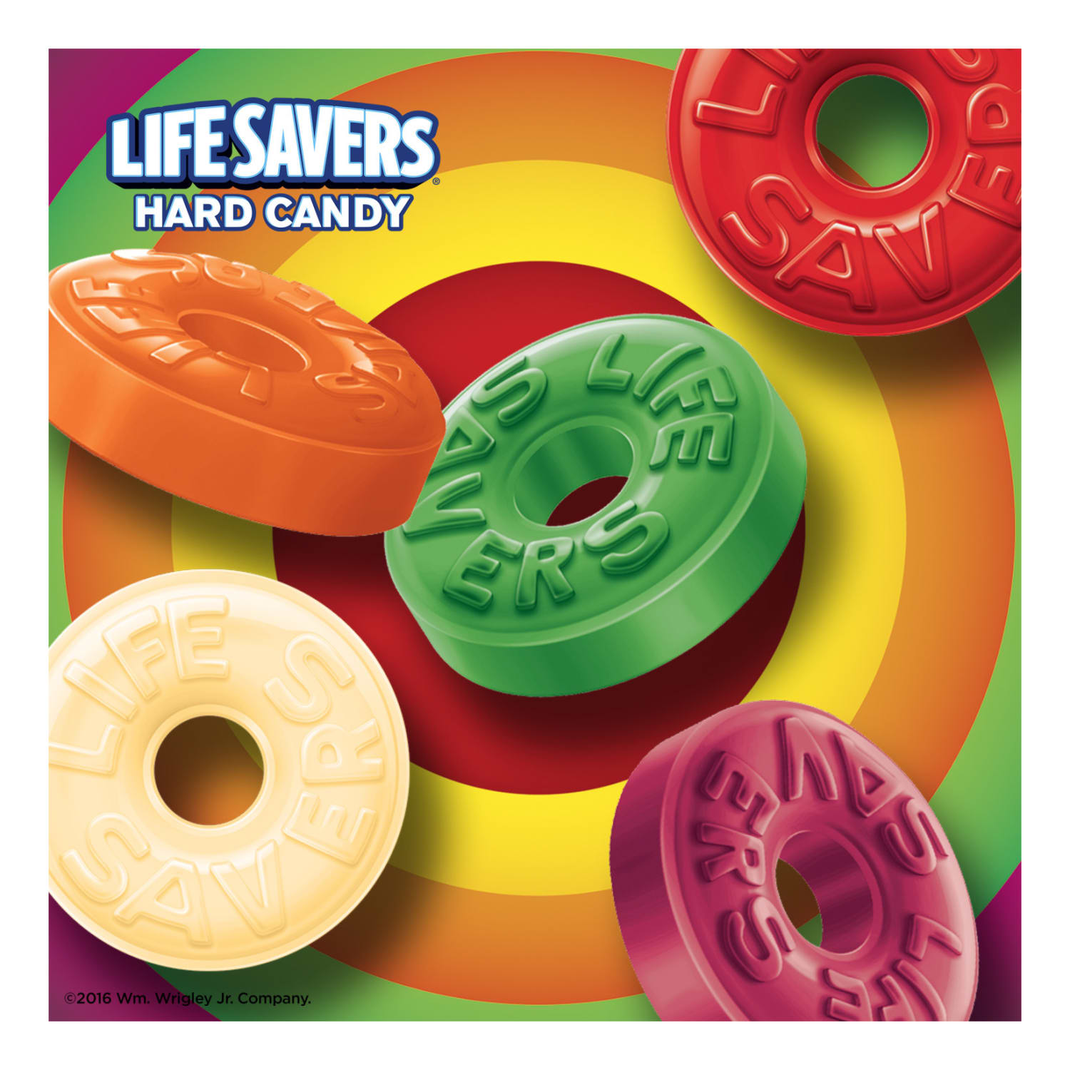 Wrigleys Life Savers Hard Candy, 5 Flavors, 6.25 Oz Bag - Image 3