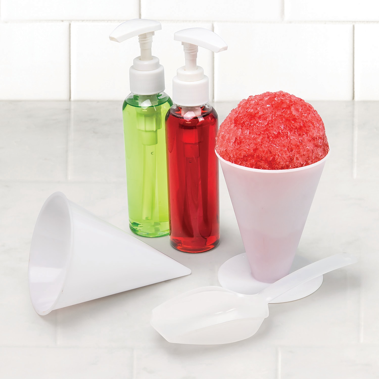 Nostalgia NSC7BL Snow Cone Maker, 12in x 13in, Blue - Image 6