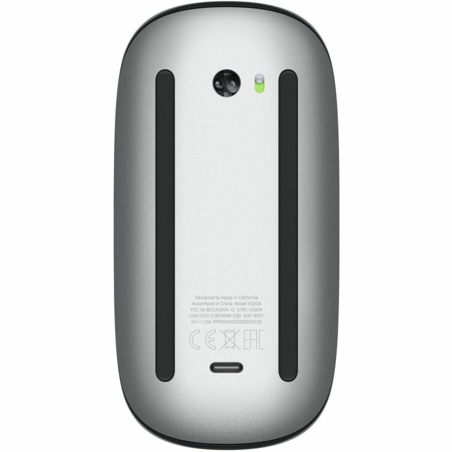 Apple Magic Mouse (USB-C) - Black Multi-Touch Surface - Optical - Wireless - Bluetooth - Rechargeable - Black - Image 4