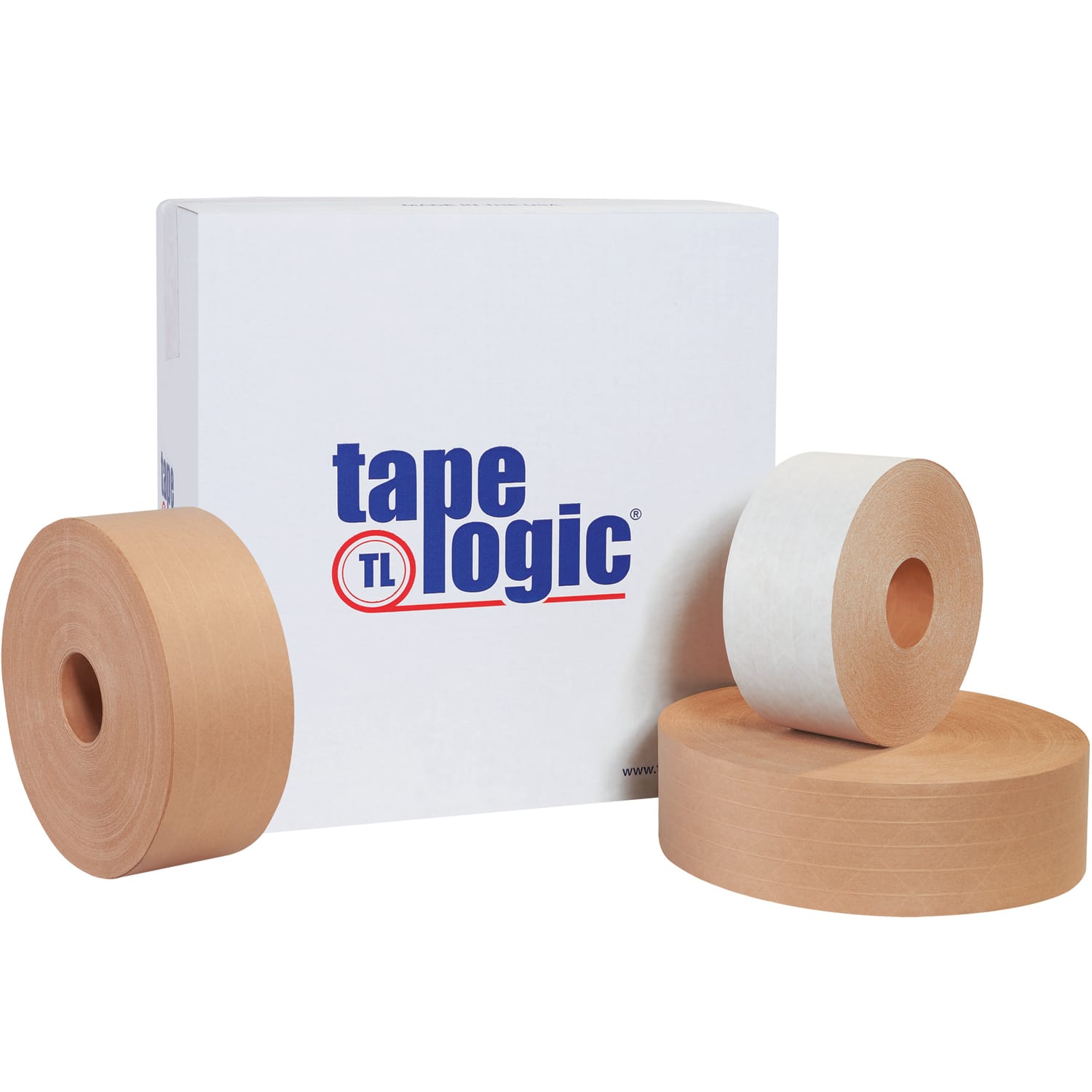 Tape Logic Reinforced Water-Activated Packing Tape, #7500, 3in Core, 3in x 200 Yd., Kraft, Case Of 10 - Image 3