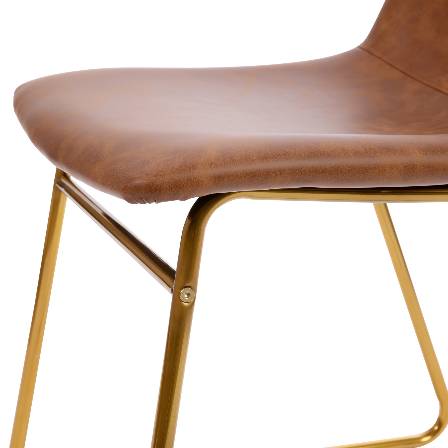 Flash Furniture Commercial Grade Dining Chairs, Light Brown/Gold, Set Of 2 Chairs - Image 9