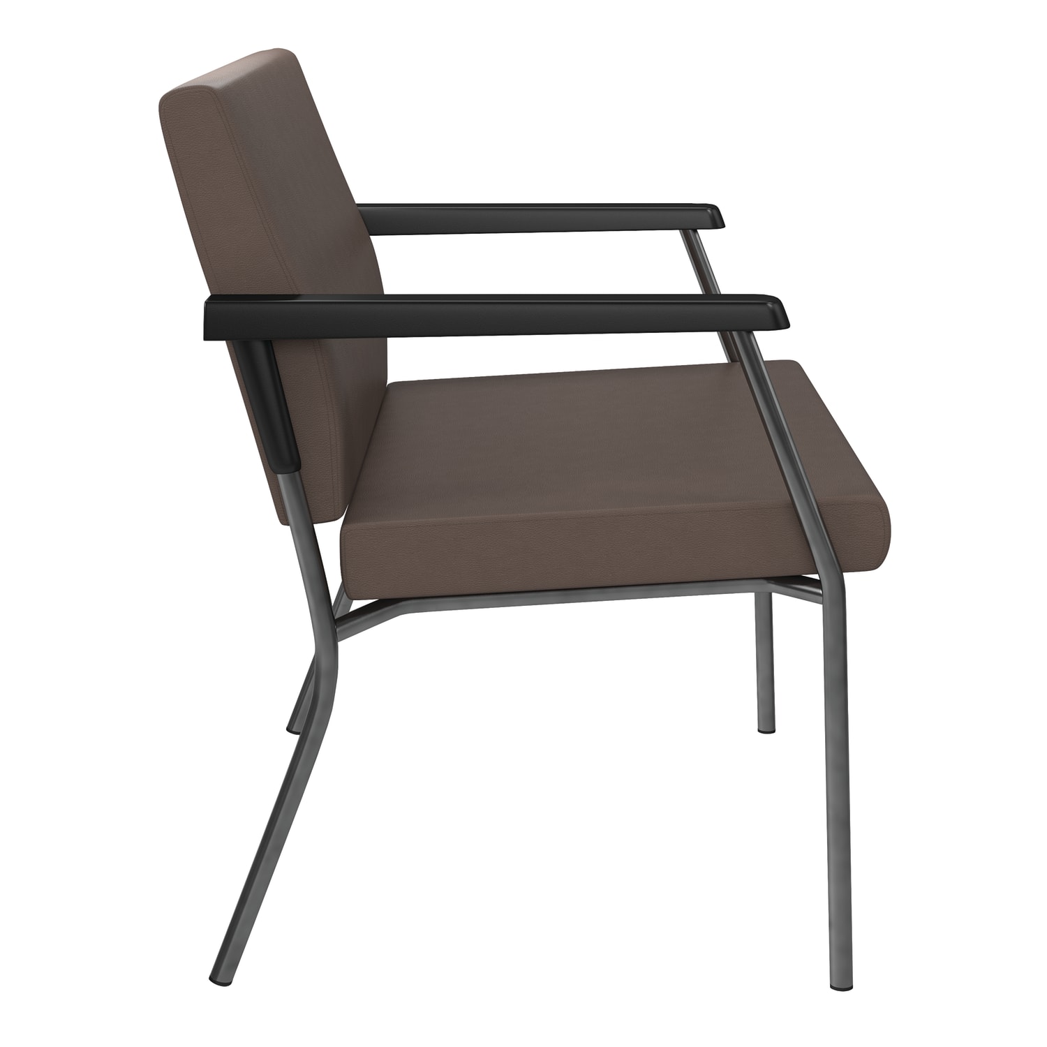 Office Star Bariatric Big & Tall Chair, Dillion Fabric With Arms, Java - Image 4
